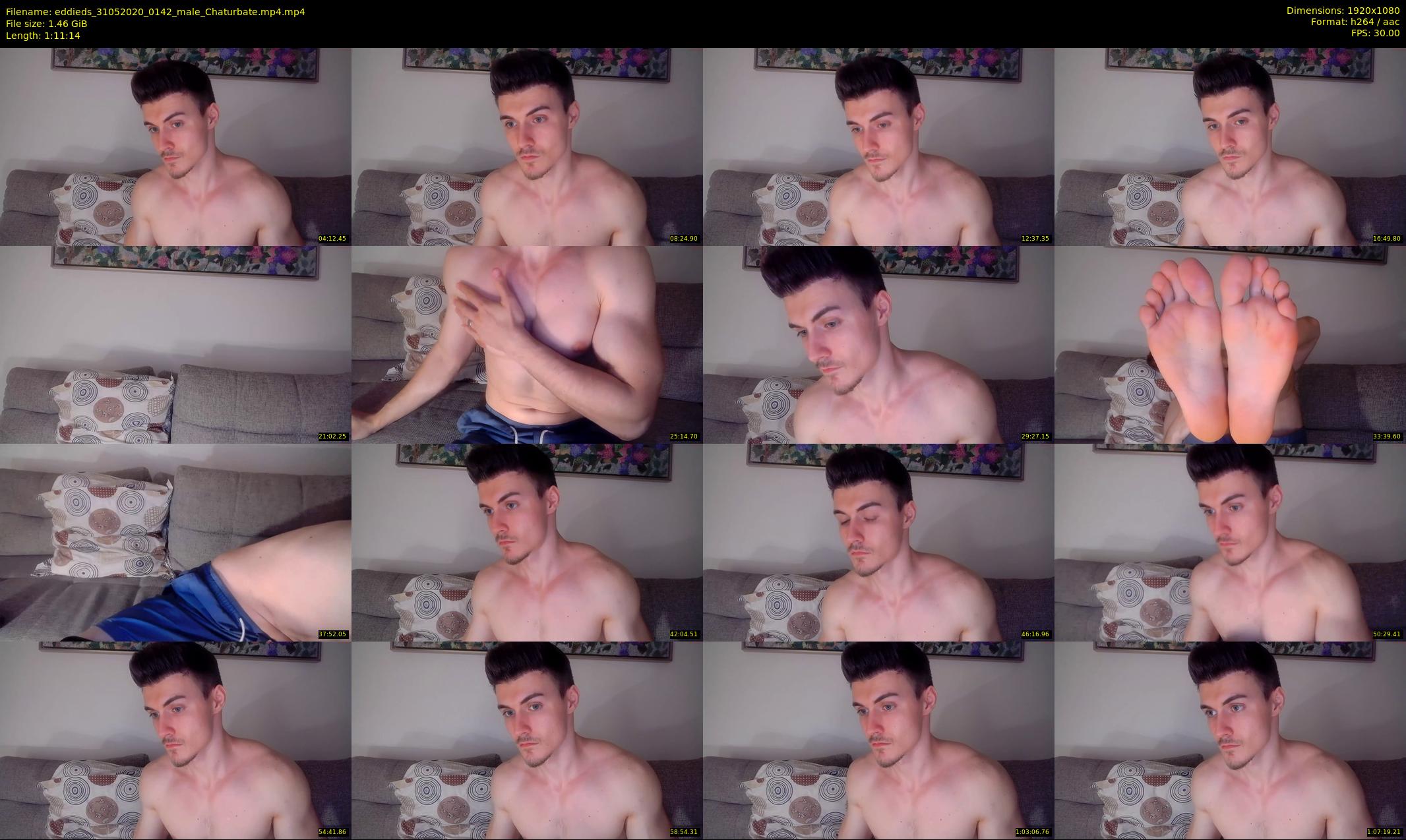 eddieds — 72 minute Chaturbate male cam show recording, 1080p, May 31, 2020