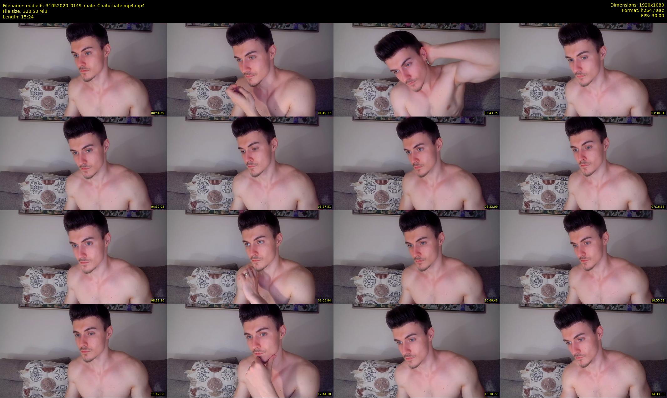 eddieds — 16 minute Chaturbate male cam show recording, 1080p, May 31, 2020