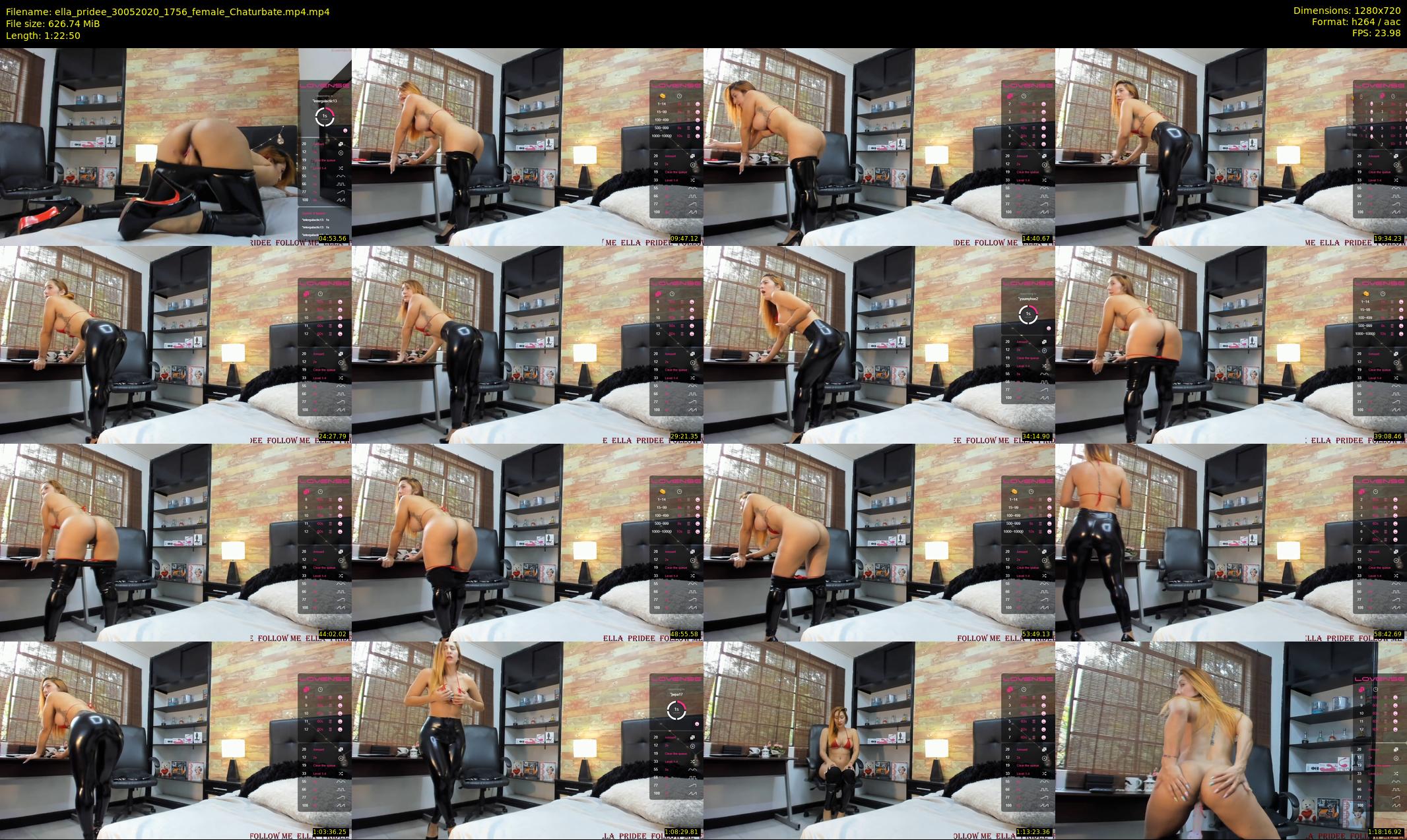 ella_pridee — 83 minute Chaturbate female cam show recording, 720p, May 30, 2020