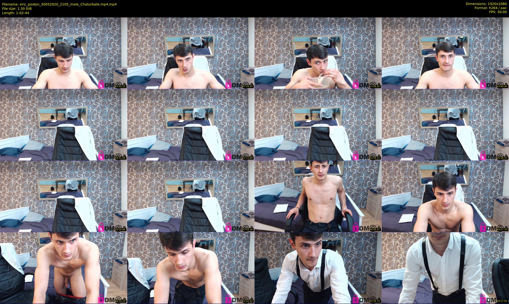 eric_poston — 63 minute Chaturbate male cam show recording, 1080p, May 30, 2020