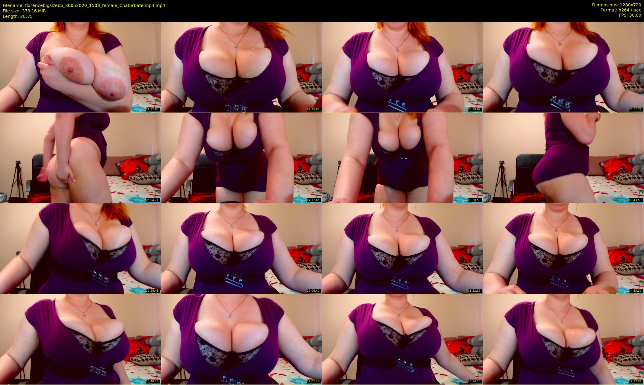florencebigsizebb — 21 minute Chaturbate female cam show recording, 720p, May 30, 2020