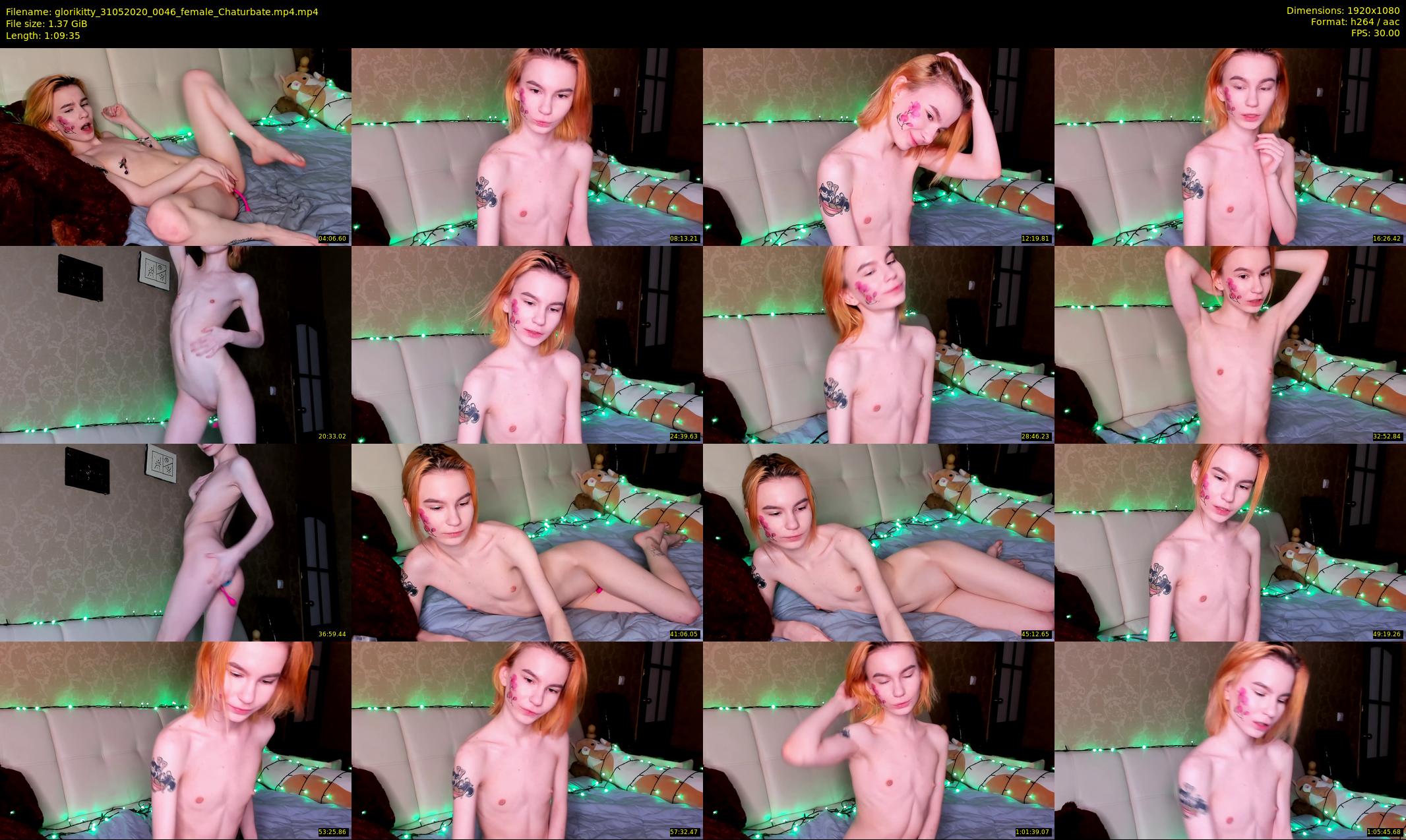 glorikitty — 70 minute Chaturbate female cam show recording, 1080p, May 31, 2020