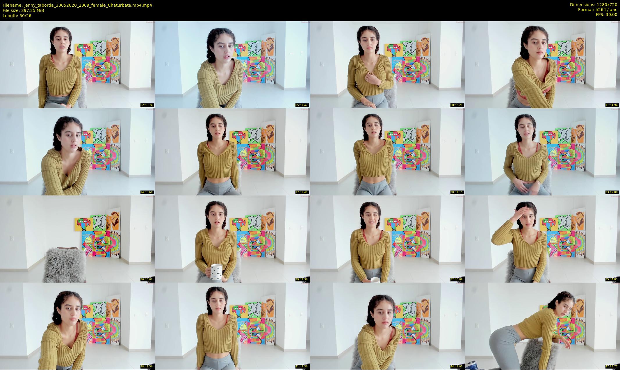 jenny_taborda — 51 minute Chaturbate female cam show recording, 720p, May 30, 2020