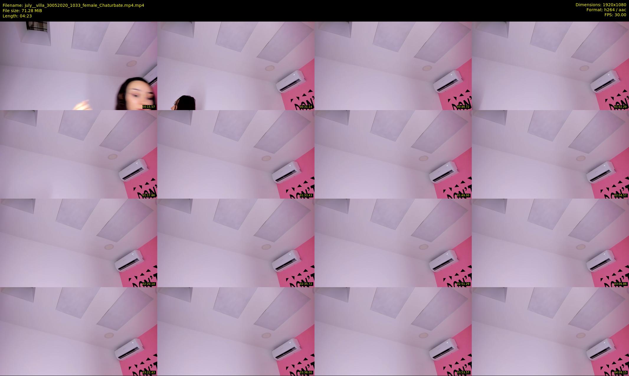 july__villa — 5 minute Chaturbate female cam show recording, 1080p, May 30, 2020