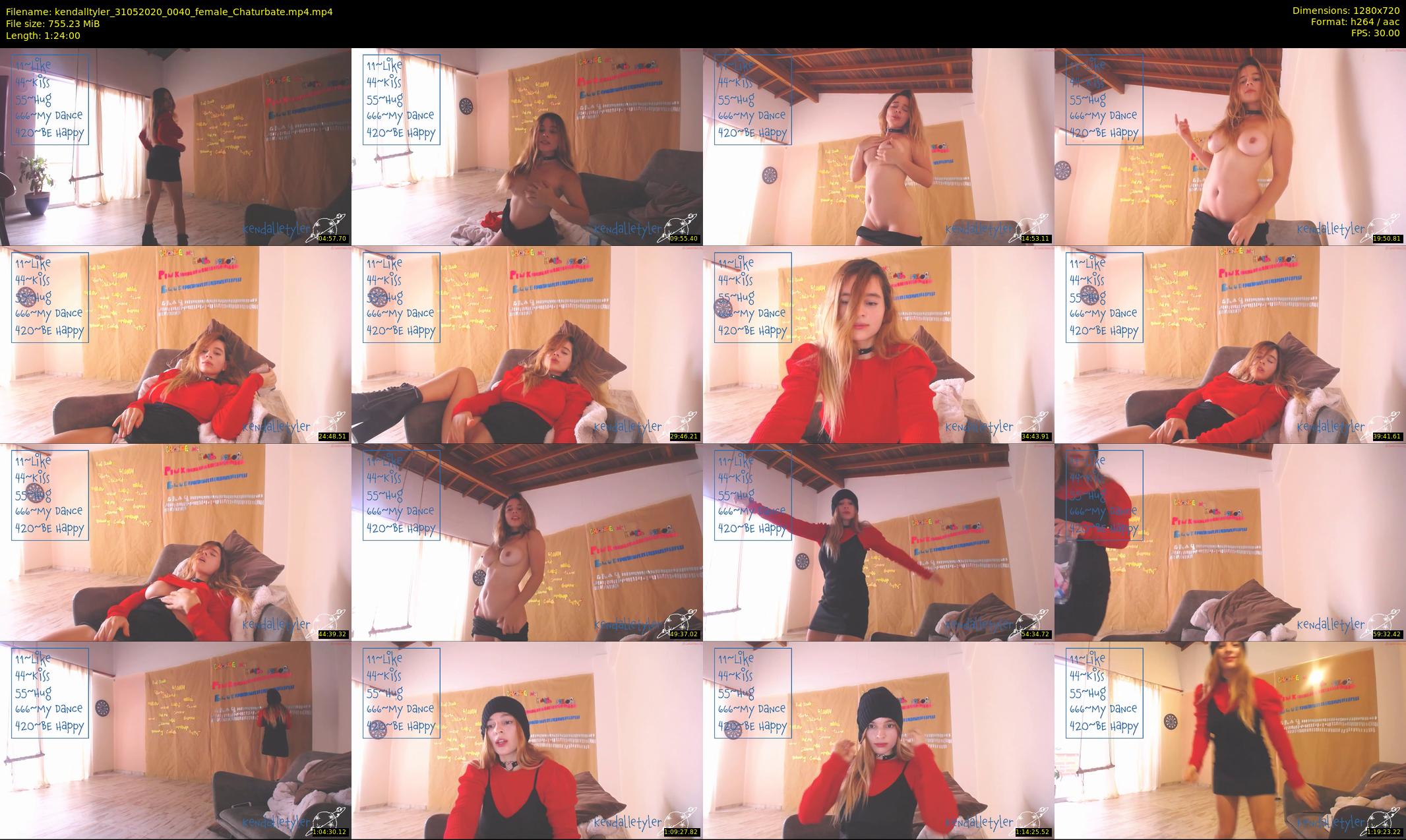 kendalltyler — 84 minute Chaturbate female cam show recording, 720p, May 31, 2020