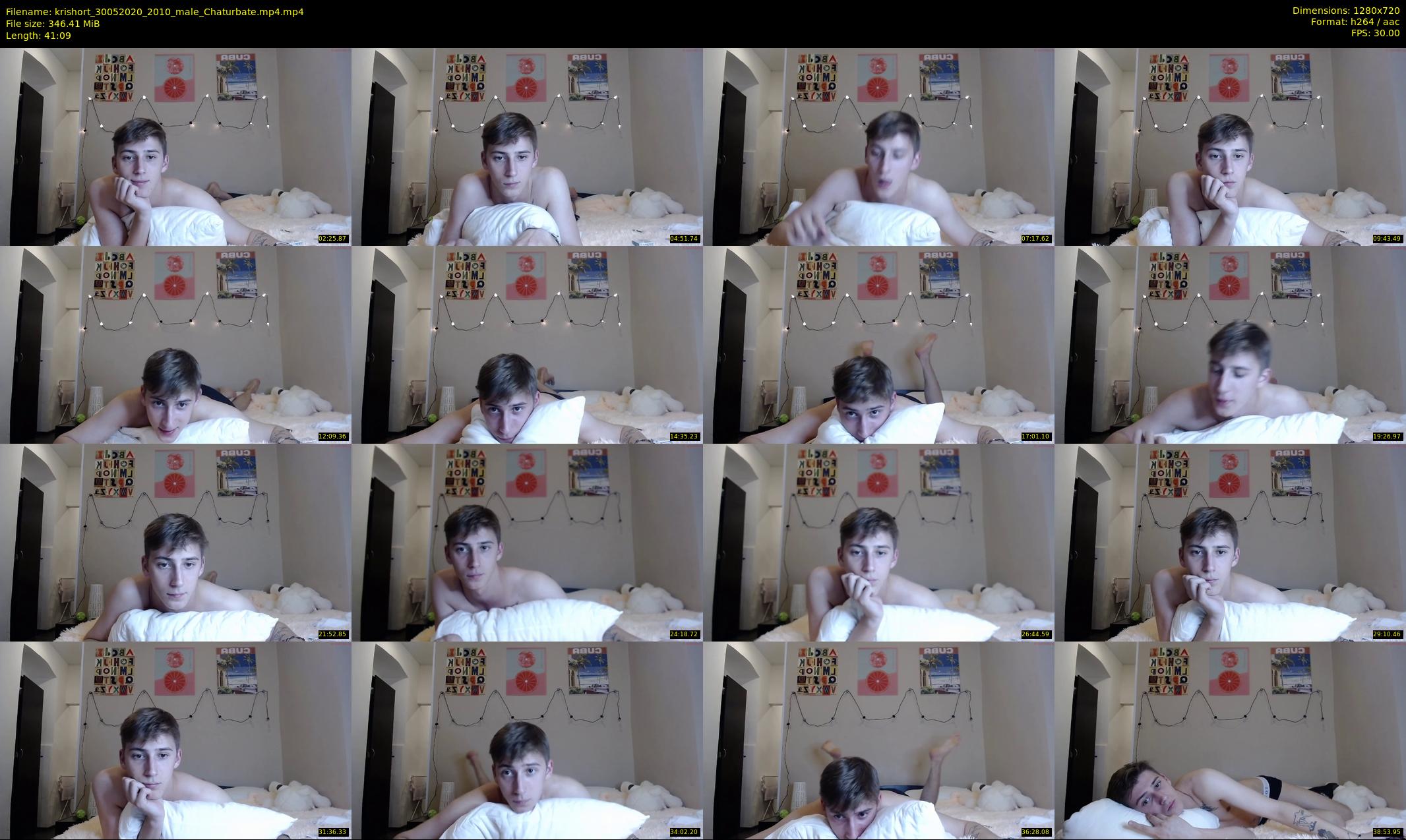 krishort — 42 minute Chaturbate male cam show recording, 720p, May 30, 2020