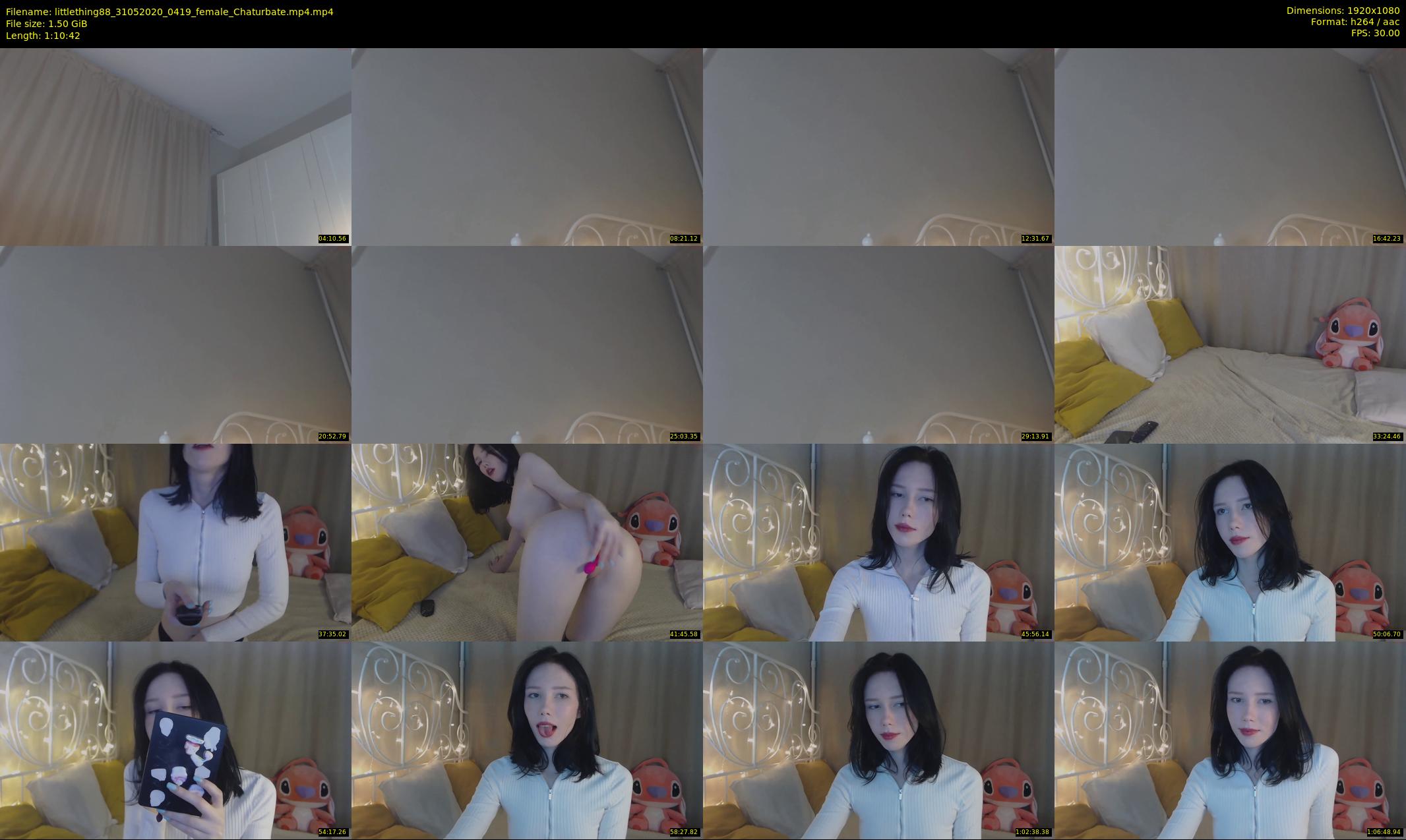 littlething88 — 71 minute Chaturbate female cam show recording, 1080p, May 31, 2020
