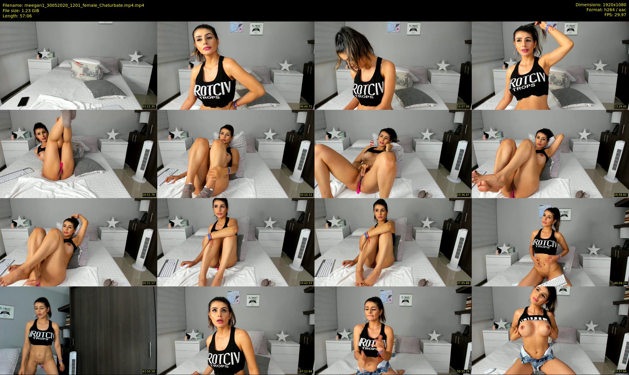 meegan1 — 58 minute Chaturbate female cam show recording, 1080p, May 30, 2020