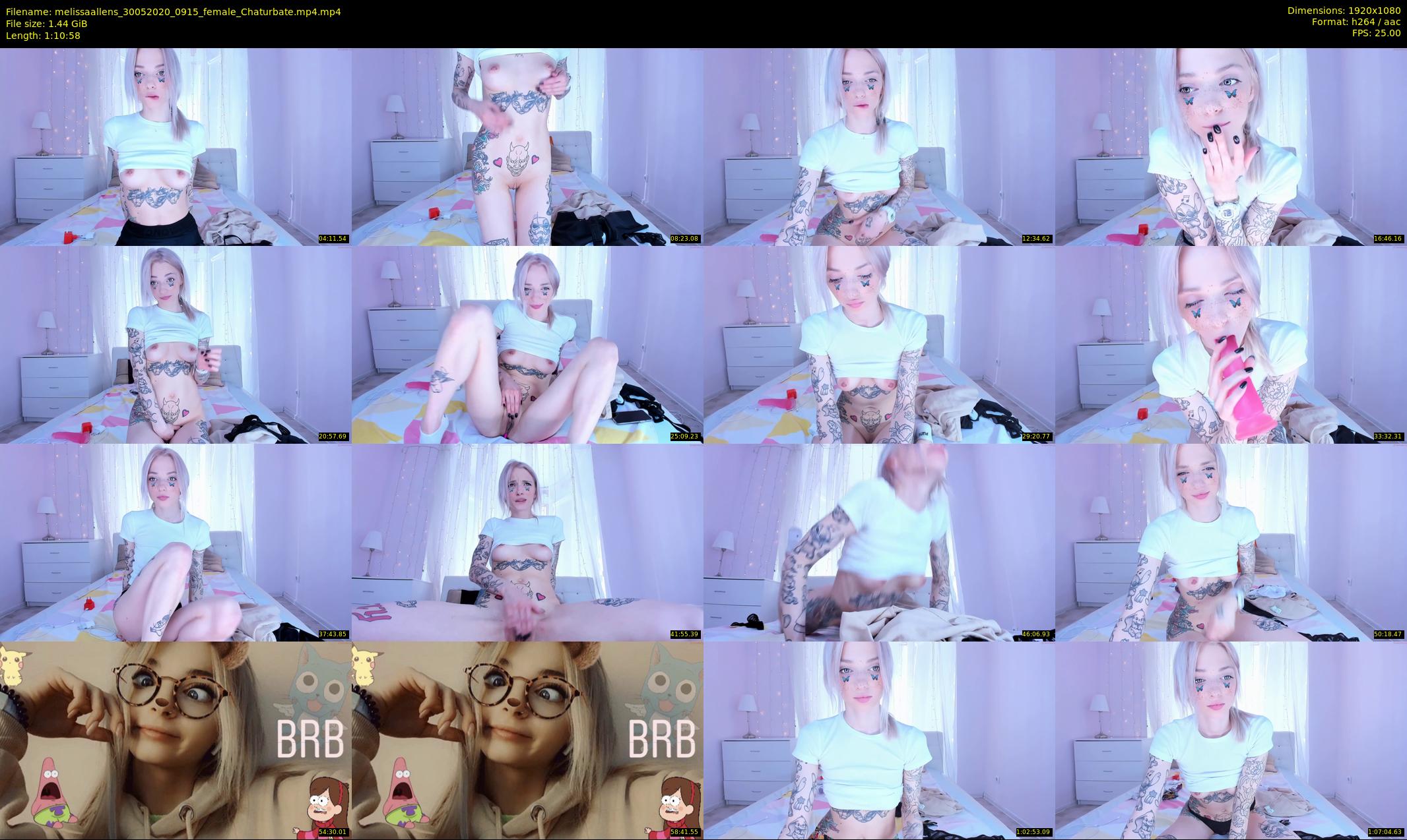 melissaallens — 71 minute Chaturbate female cam show recording, 1080p, May 30, 2020