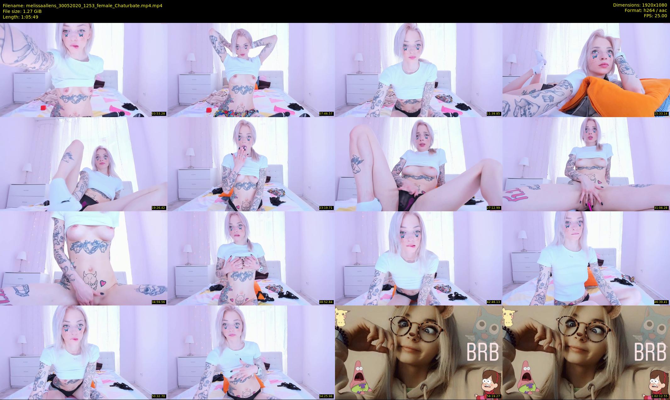 melissaallens — 66 minute Chaturbate female cam show recording, 1080p, May 30, 2020