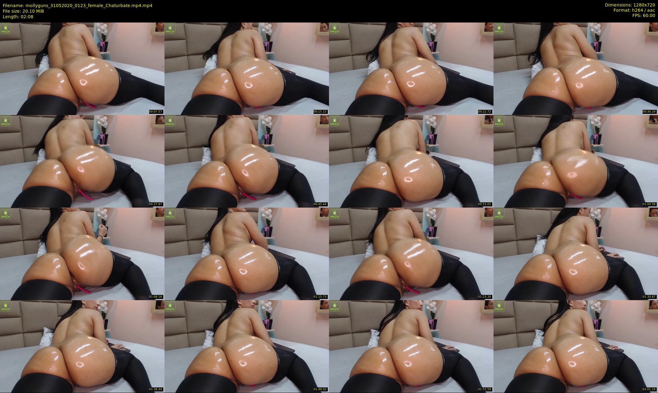 mollyguns — 3 minute Chaturbate female cam show recording, 720p, May 31, 2020