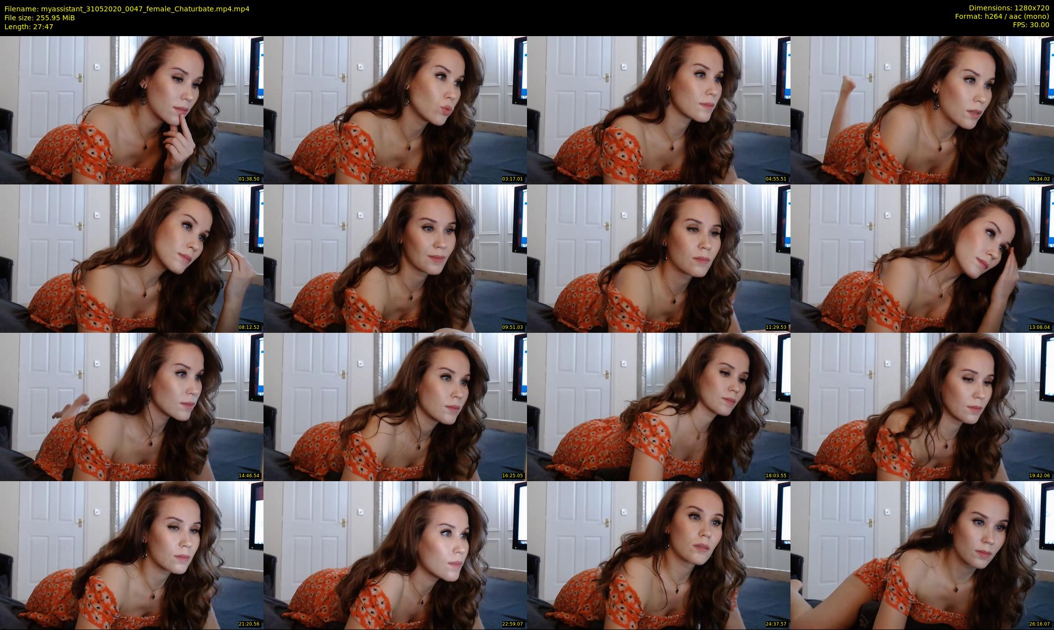 myassistant — 28 minute Chaturbate female cam show recording, 720p, May 31, 2020