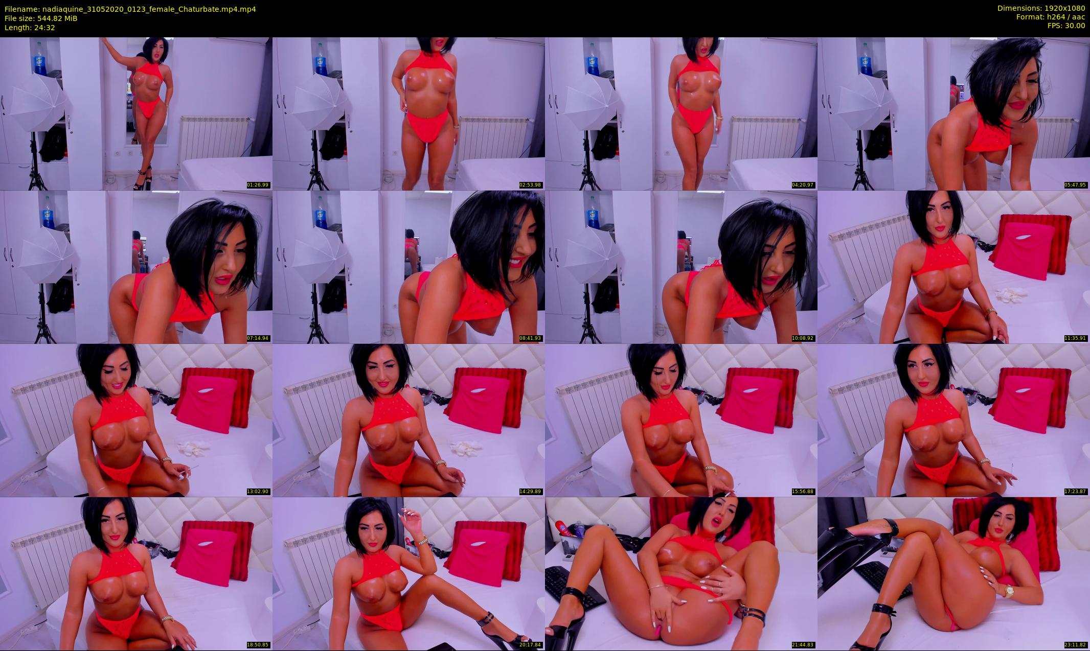 nadiaquine — 25 minute Chaturbate female cam show recording, 1080p, May 31, 2020