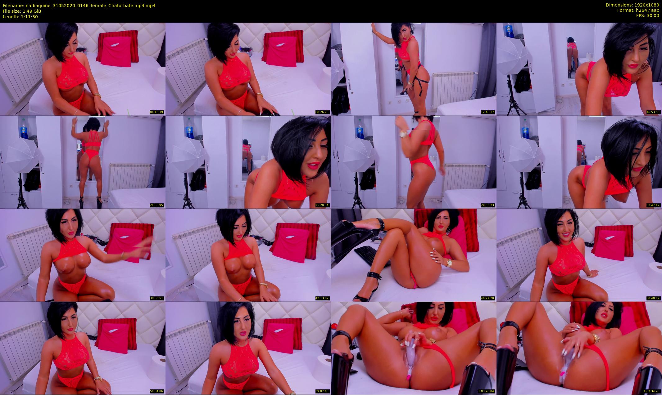 nadiaquine — 72 minute Chaturbate female cam show recording, 1080p, May 31, 2020