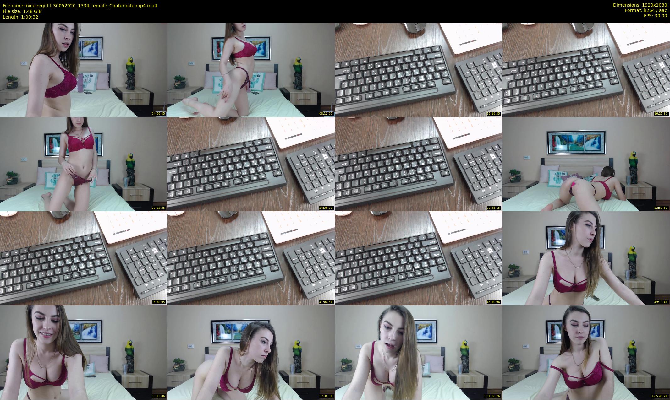 niceeegirlll — 70 minute Chaturbate couple cam show recording, 1080p, May 30, 2020