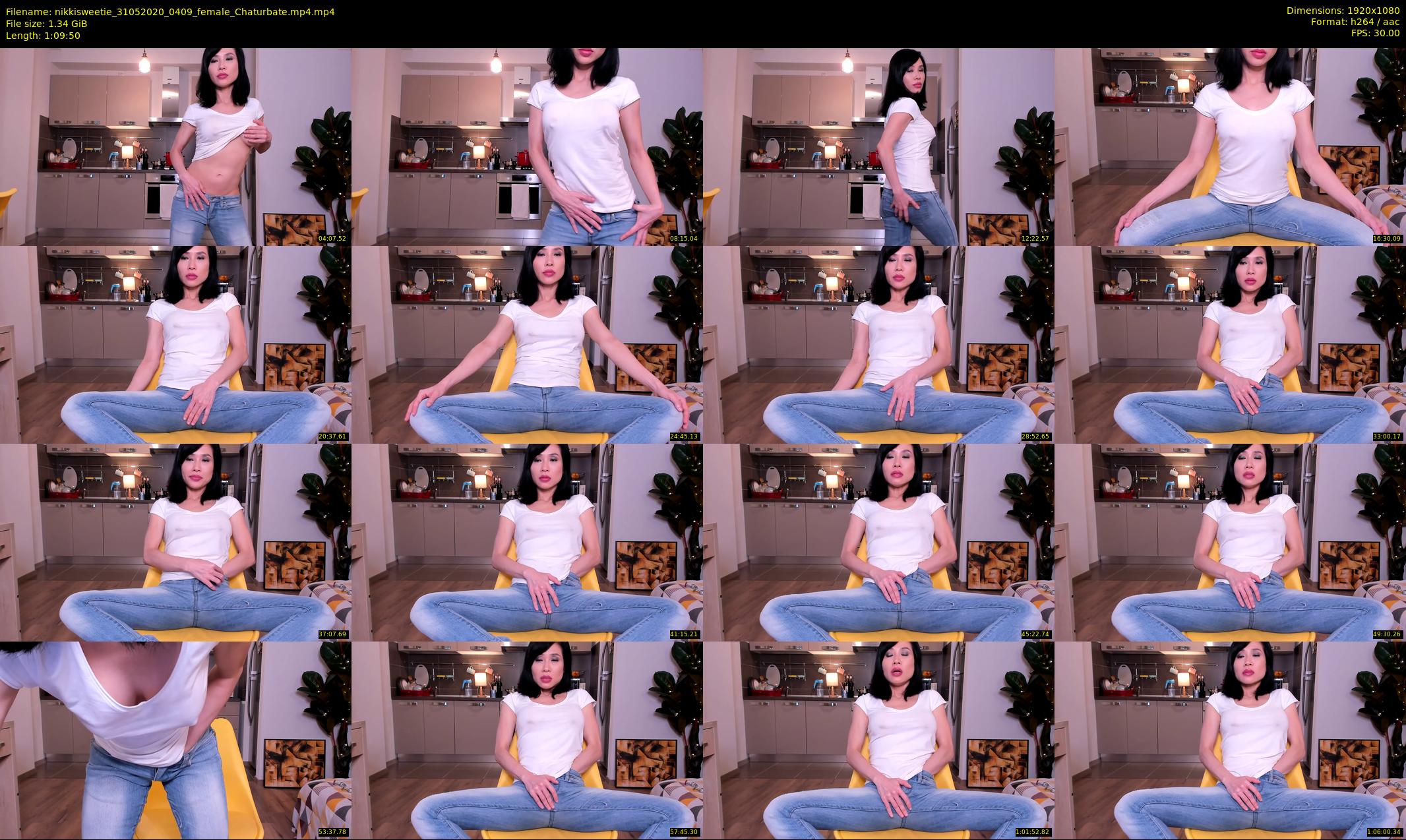 nikkisweetie — 70 minute Chaturbate female cam show recording, 1080p, May 31, 2020