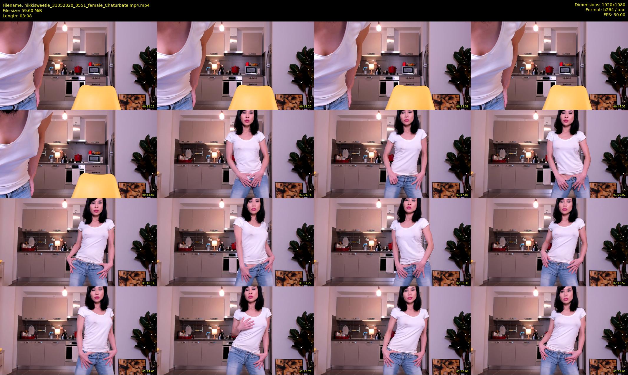 nikkisweetie — 4 minute Chaturbate female cam show recording, 1080p, May 31, 2020