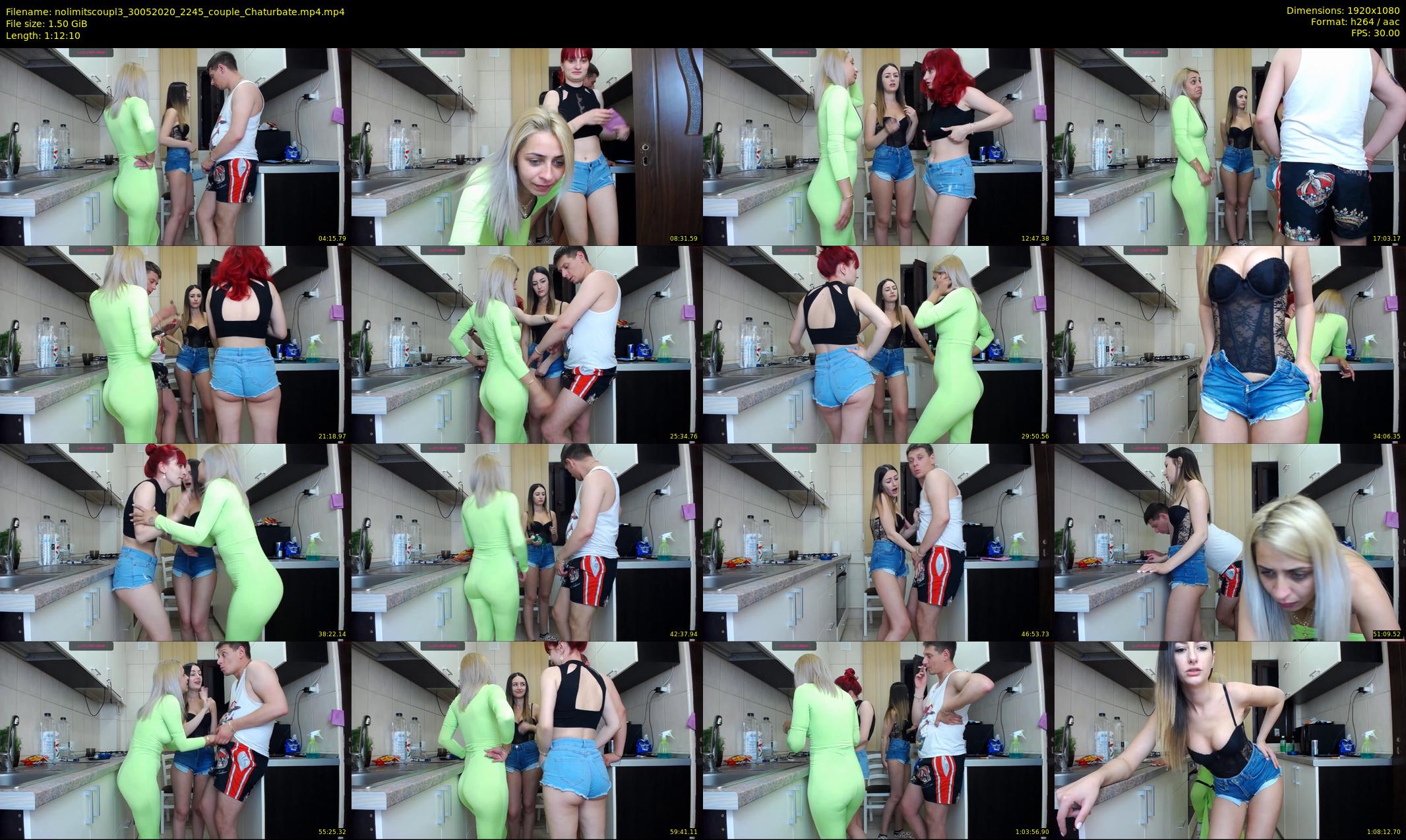 nolimitscoupl3 — 73 minute Chaturbate couple cam show recording, 1080p, May 30, 2020