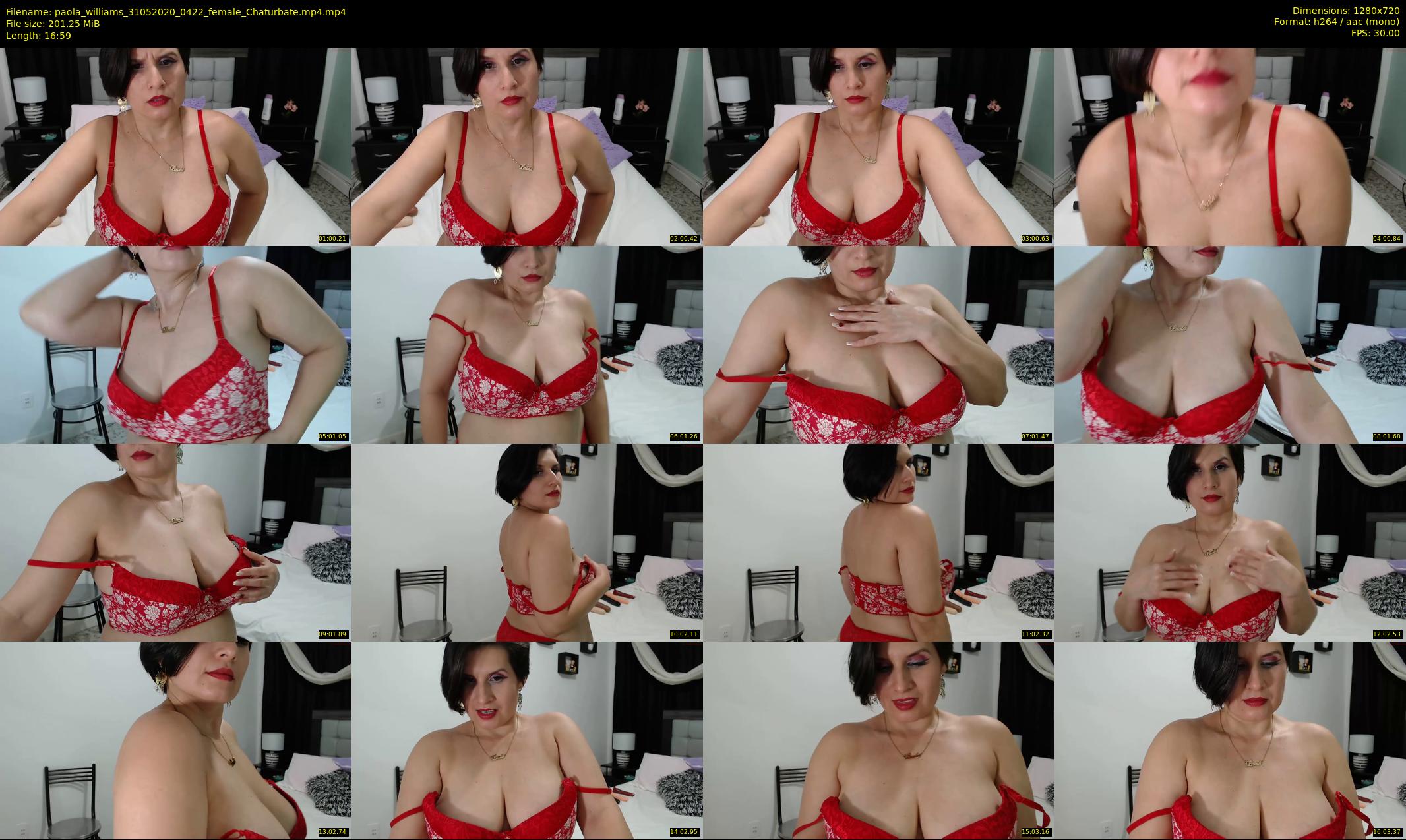 paola_williams — 17 minute Chaturbate female cam show recording, 720p, May 31, 2020