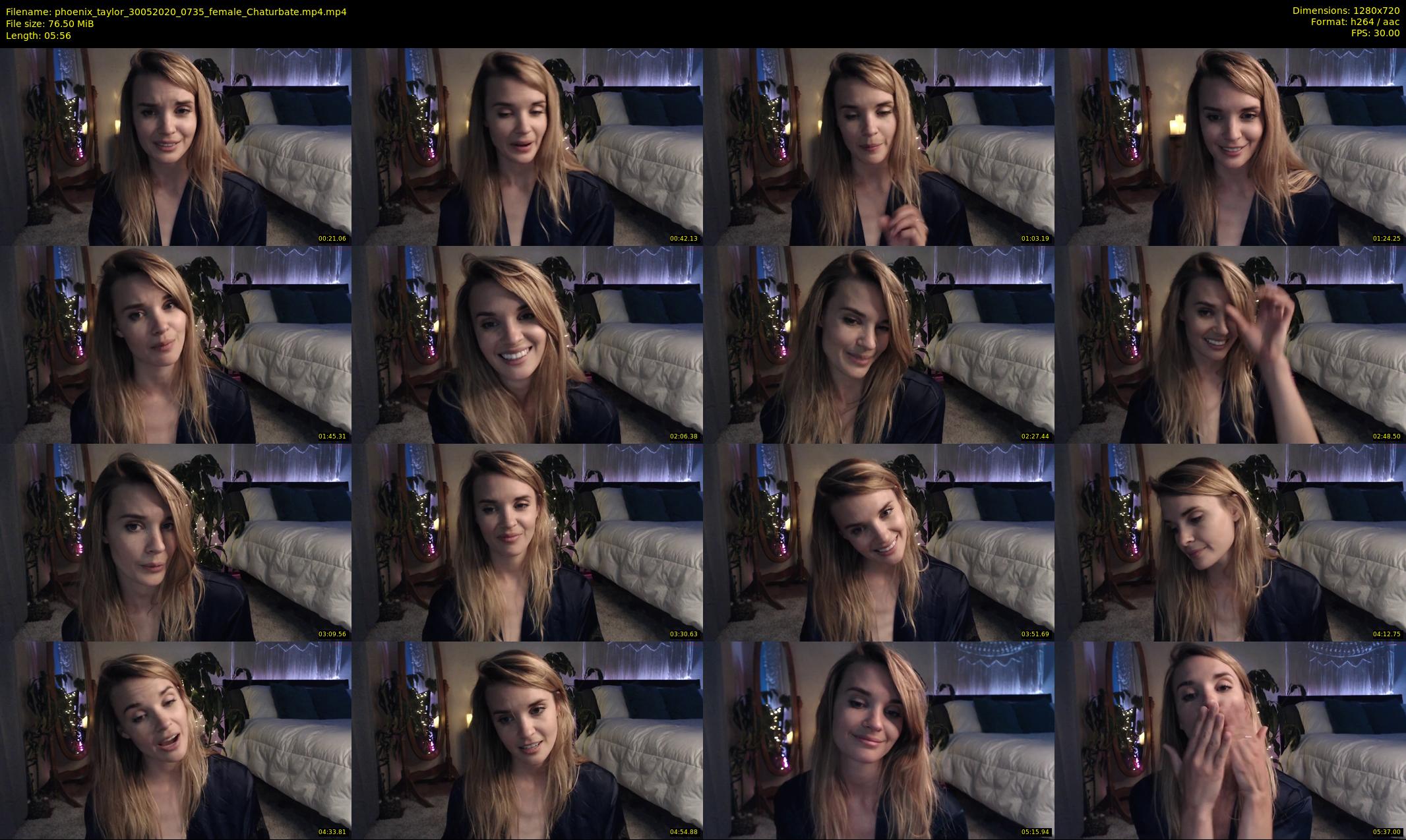 phoenix_taylor — 6 minute Chaturbate female cam show recording, 720p, May 30, 2020