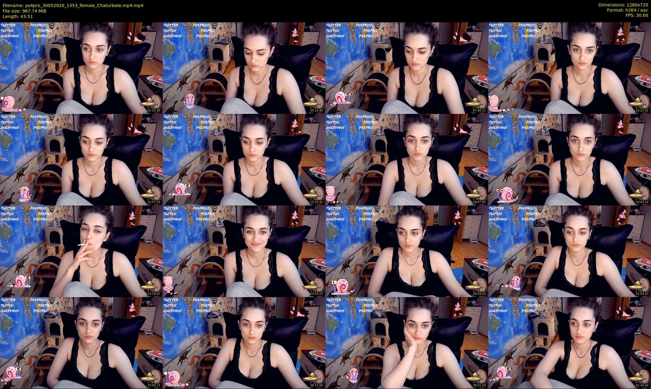 ps4pro — 44 minute Chaturbate female cam show recording, 720p, May 30, 2020