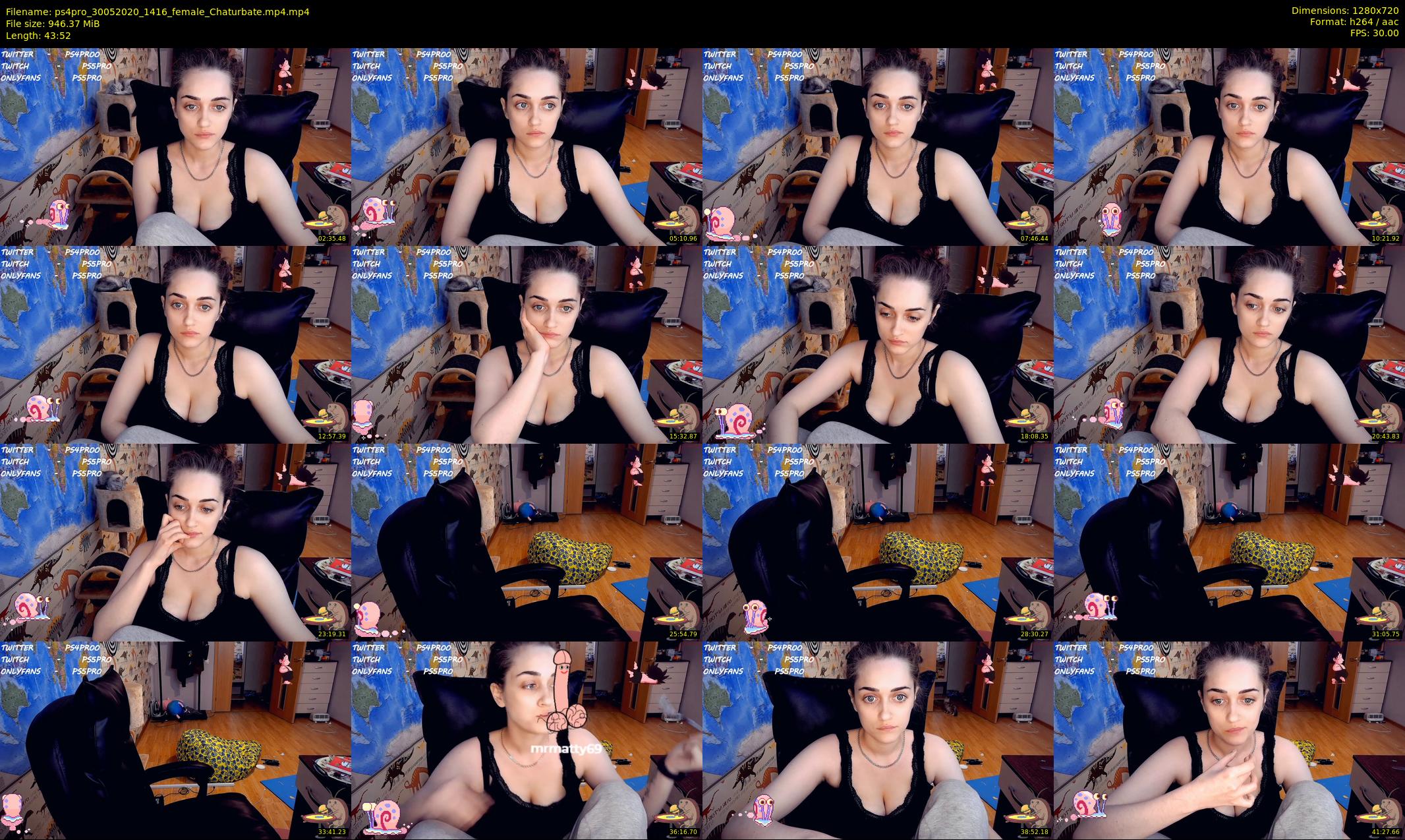 ps4pro — 44 minute Chaturbate female cam show recording, 720p, May 30, 2020