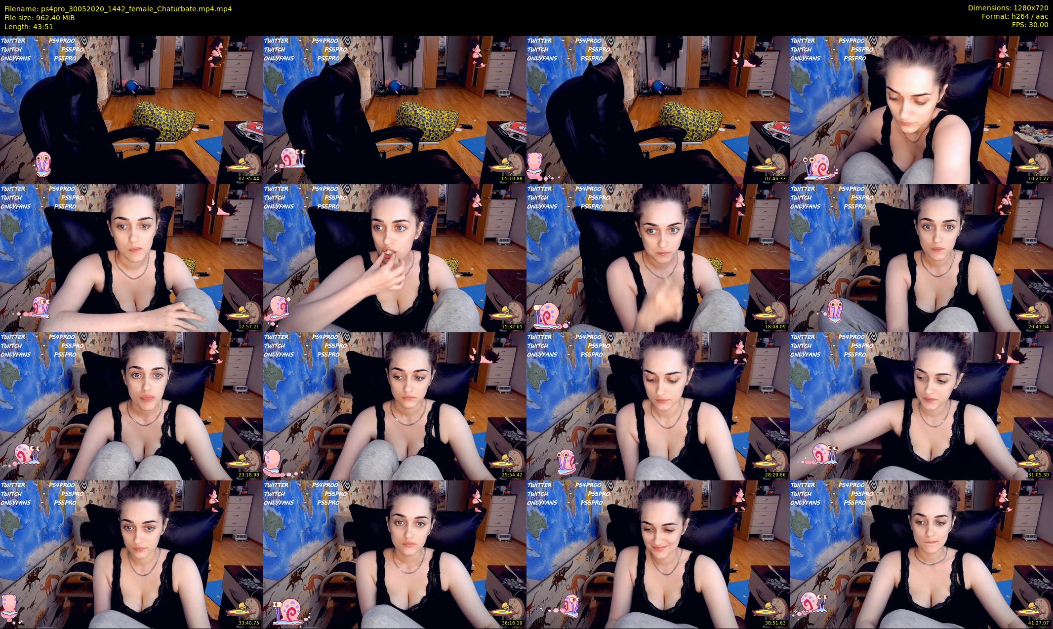 ps4pro — 44 minute Chaturbate female cam show recording, 720p, May 30, 2020