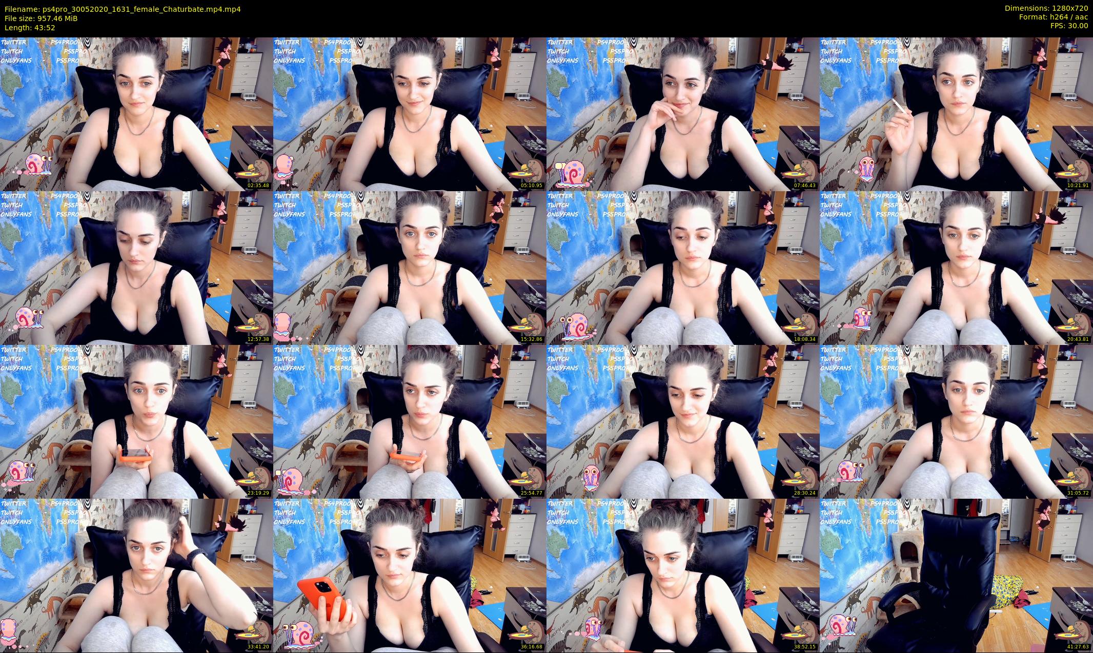 ps4pro — 44 minute Chaturbate female cam show recording, 720p, May 30, 2020