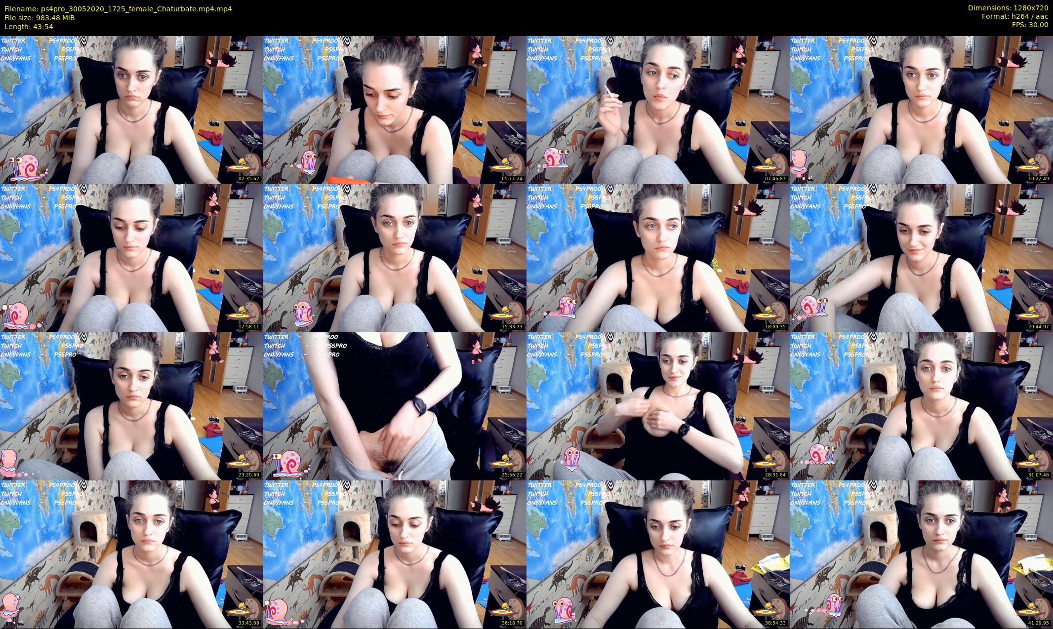 ps4pro — 44 minute Chaturbate female cam show recording, 720p, May 30, 2020