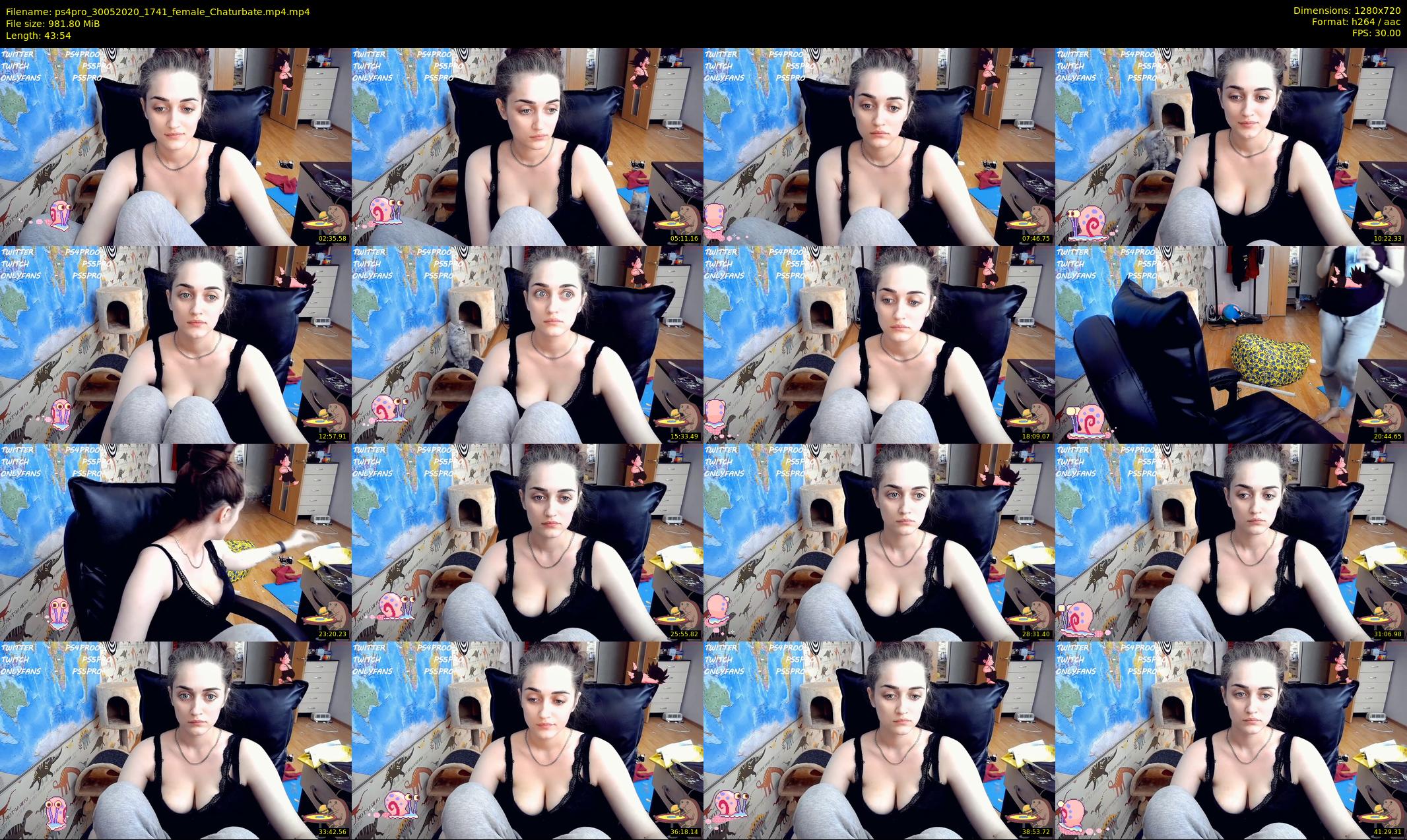 ps4pro — 44 minute Chaturbate female cam show recording, 720p, May 30, 2020
