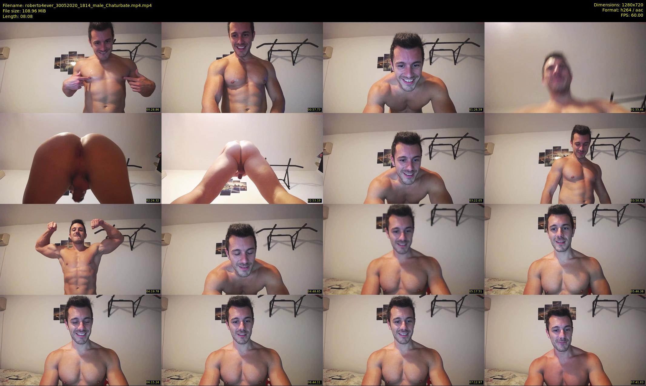roberto4ever — 9 minute Chaturbate male cam show recording, 720p, May 30, 2020