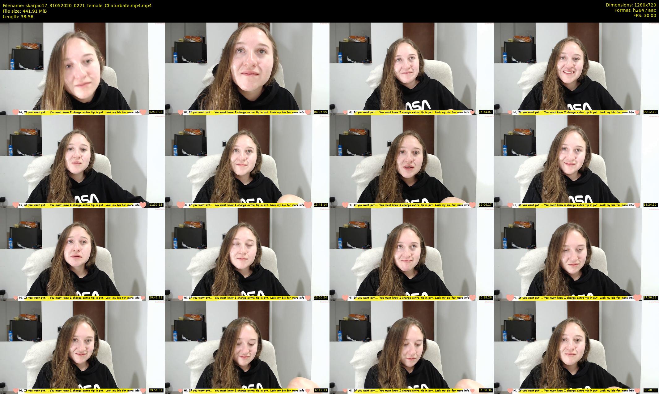 skarpio17 — 39 minute Chaturbate female cam show recording, 720p, May 31, 2020