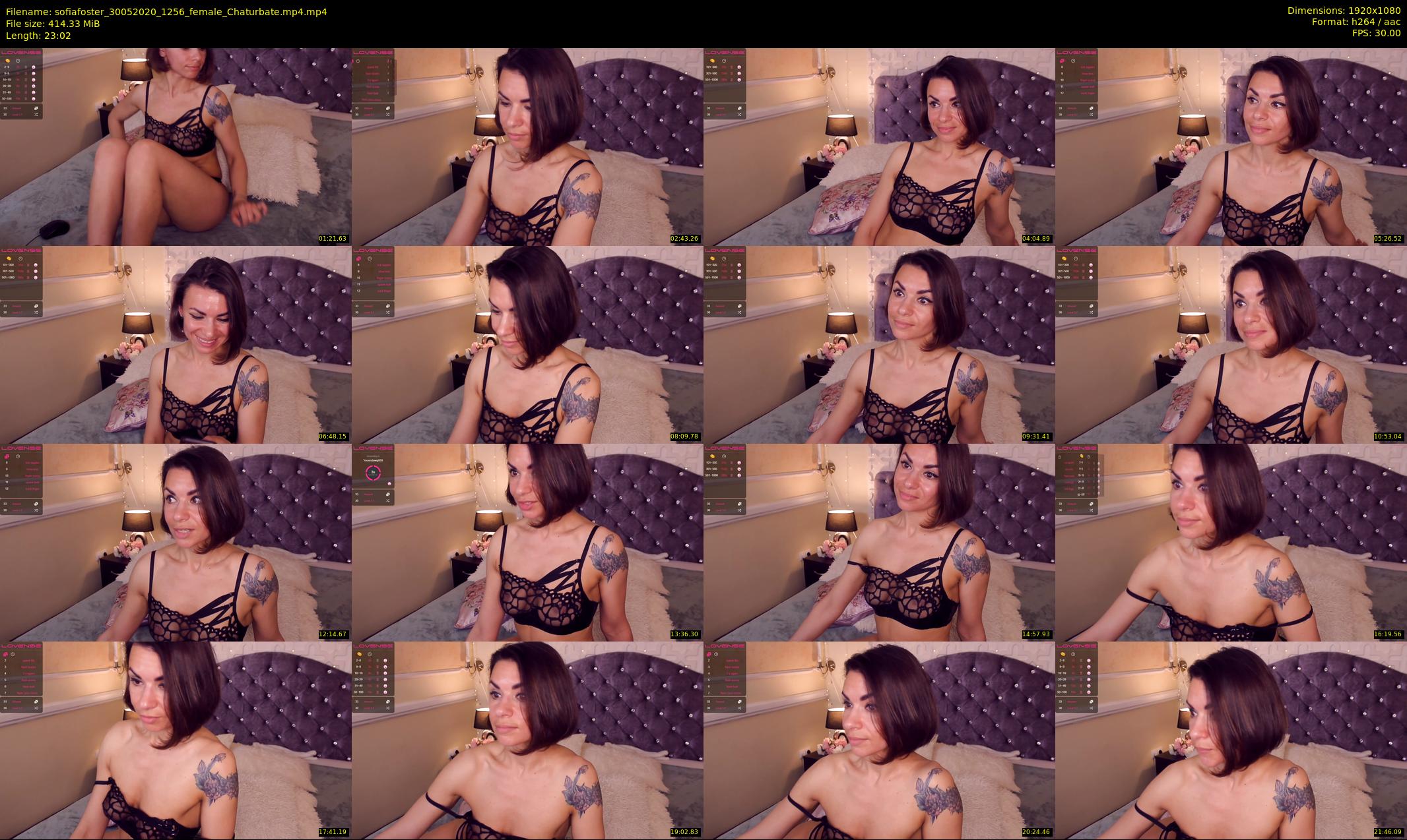 sofiafoster — 24 minute Chaturbate female cam show recording, 1080p, May 30, 2020