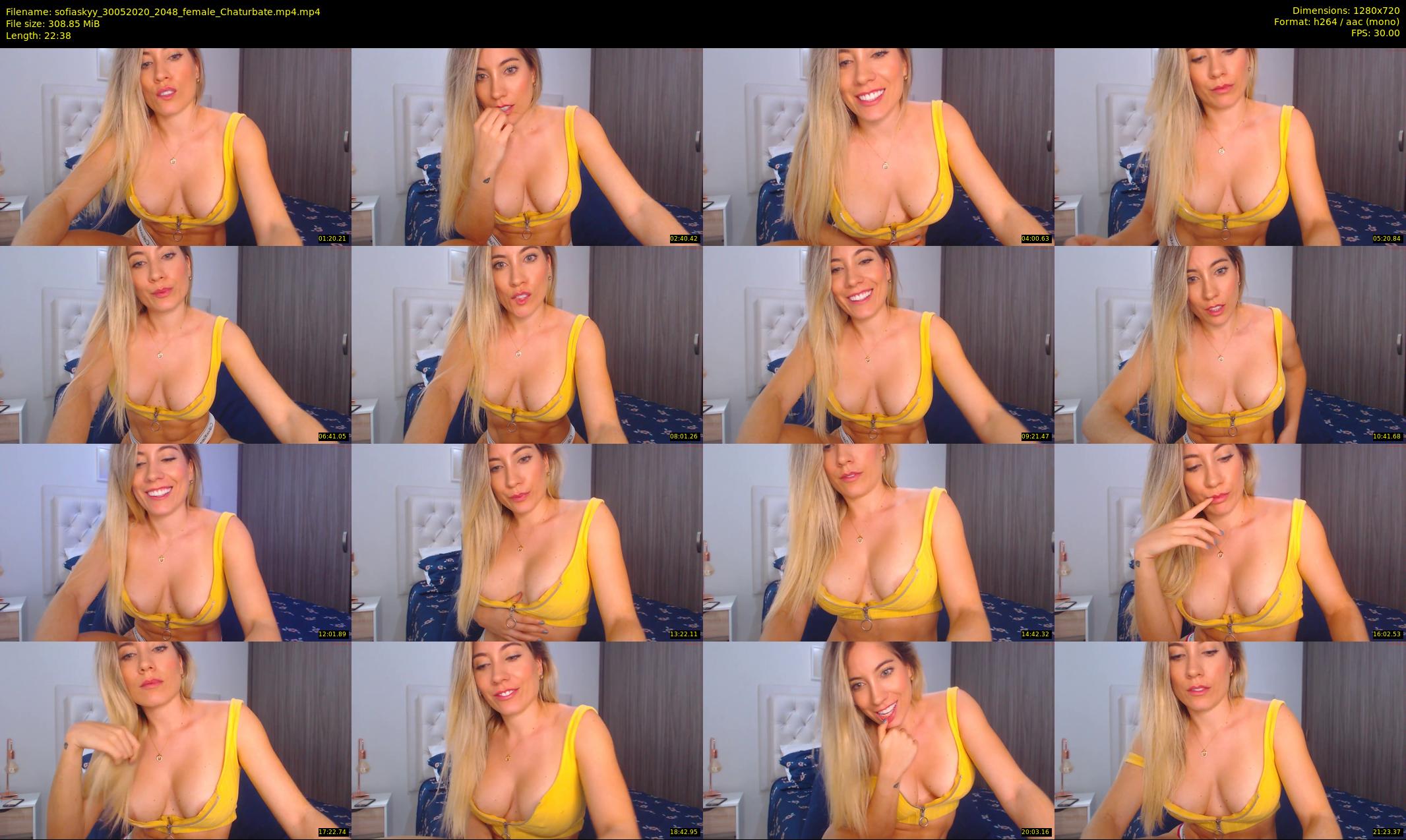 sofiaskyy — 23 minute Chaturbate female cam show recording, 720p, May 30, 2020
