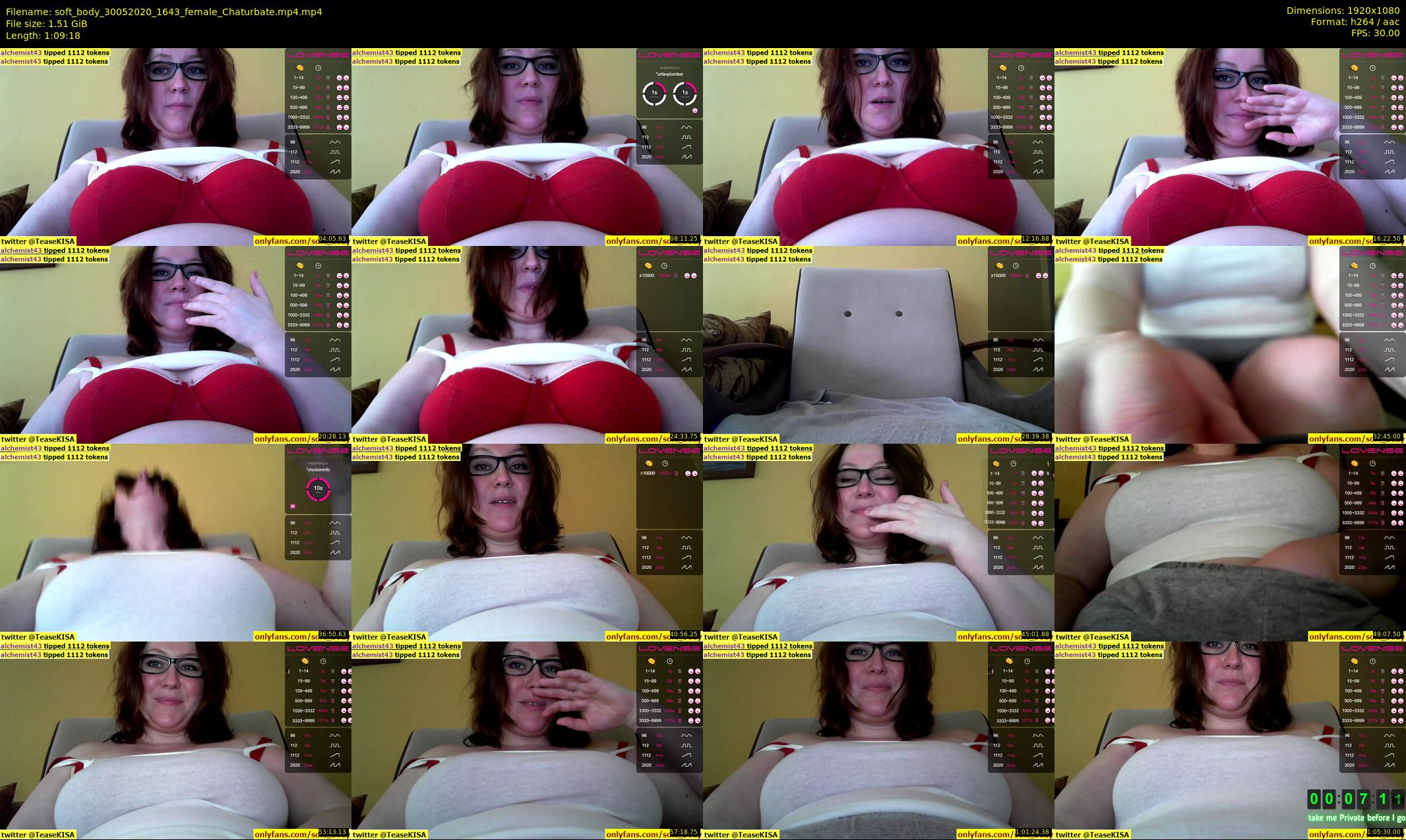 soft_body — 70 minute Chaturbate female cam show recording, 1080p, May 30, 2020