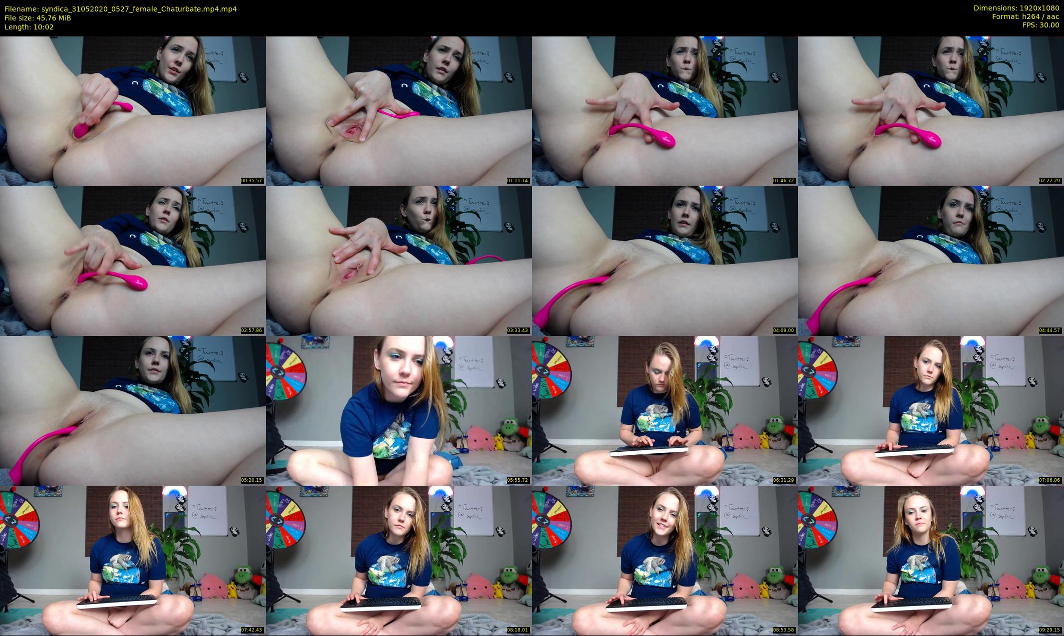 syndica — 11 minute Chaturbate female cam show recording, 1080p, May 31, 2020