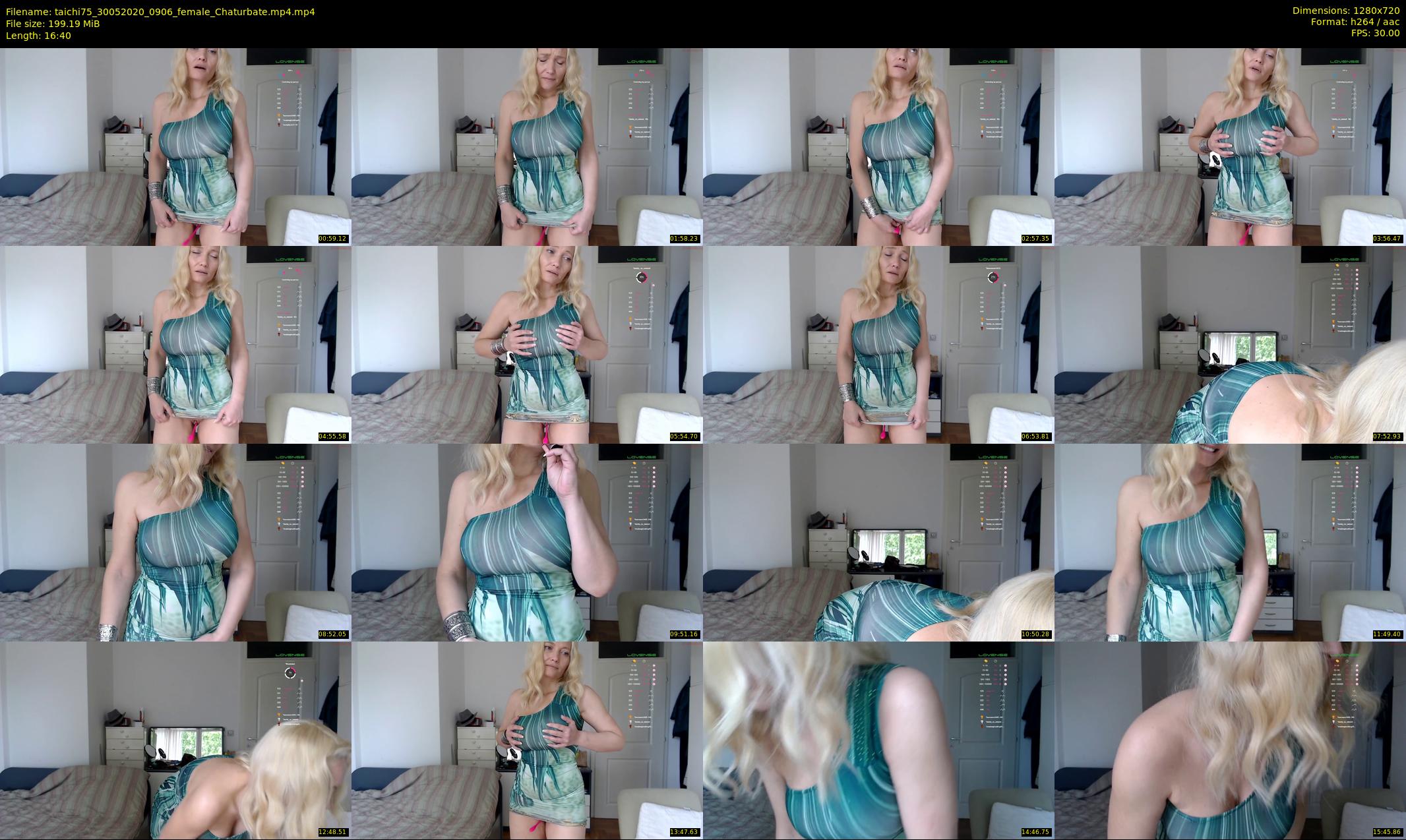 taichi75 — 17 minute Chaturbate female cam show recording, 720p, May 30, 2020