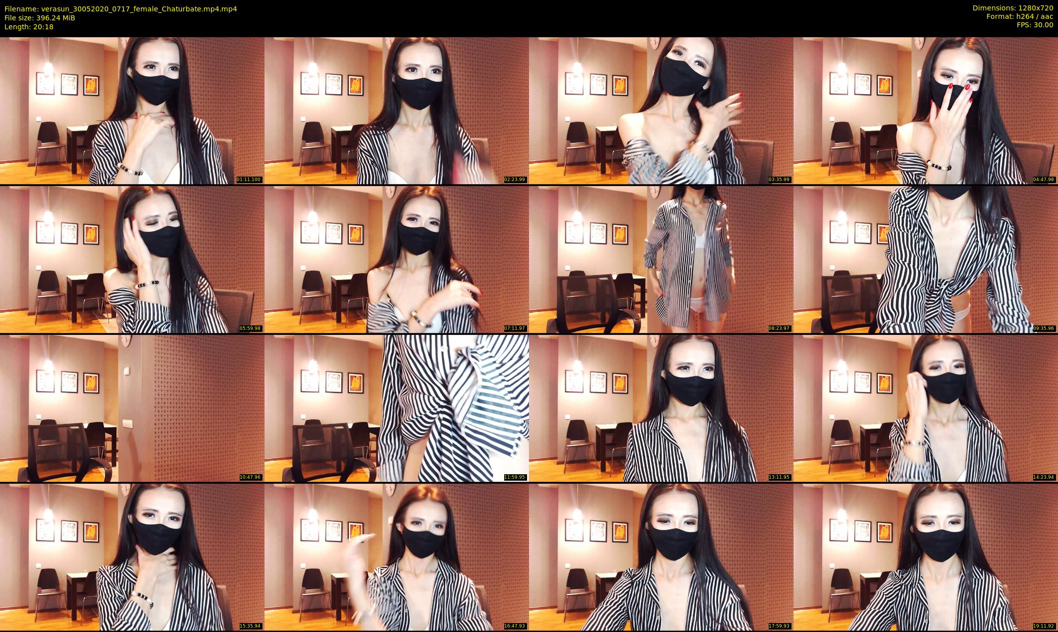 verasun — 21 minute Chaturbate female cam show recording, 720p, May 30, 2020