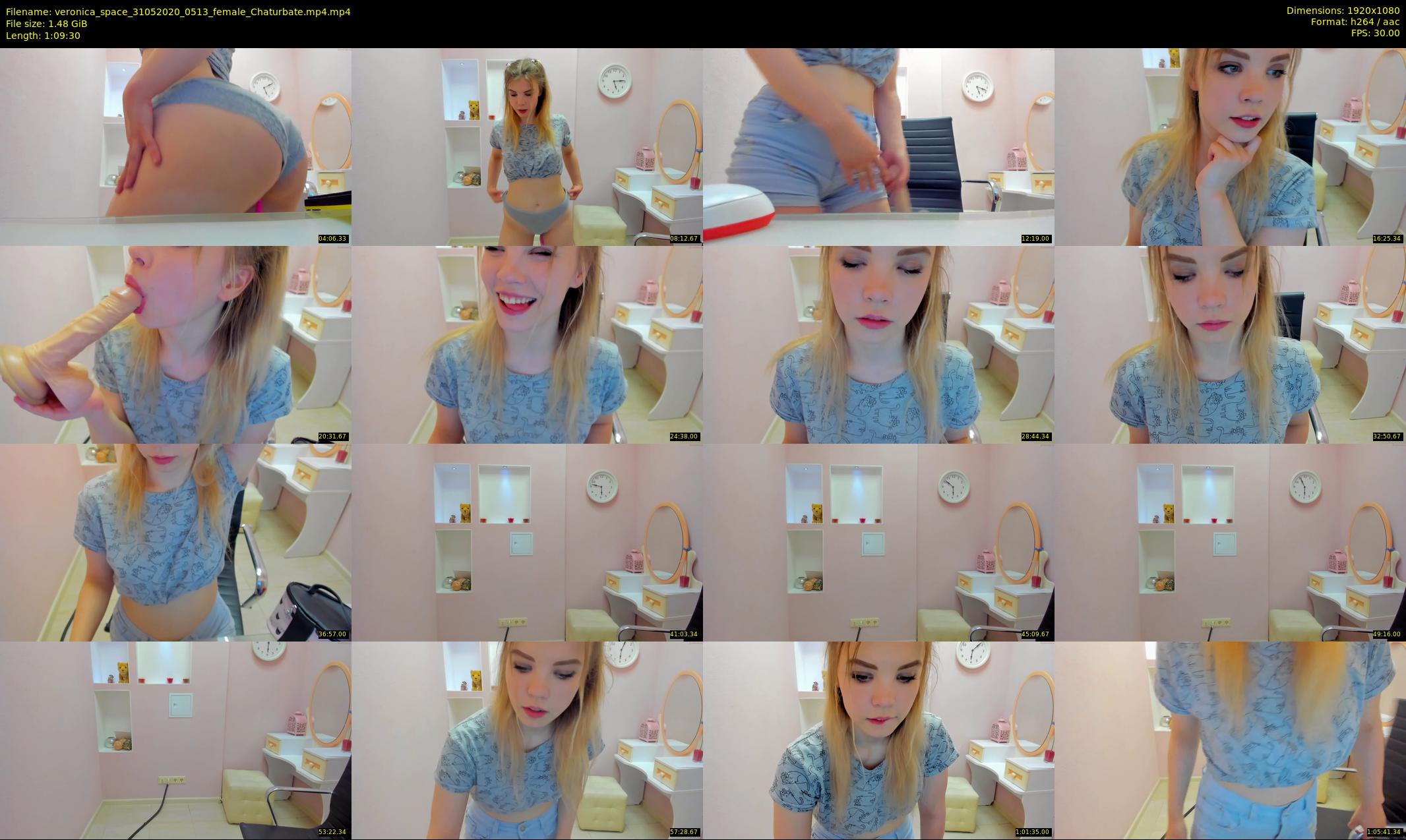 veronica_space — 70 minute Chaturbate female cam show recording, 1080p, May 31, 2020