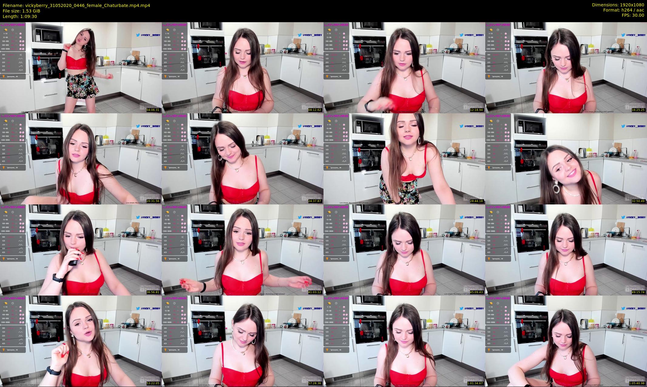 vickyberry — 70 minute Chaturbate female cam show recording, 1080p, May 31, 2020