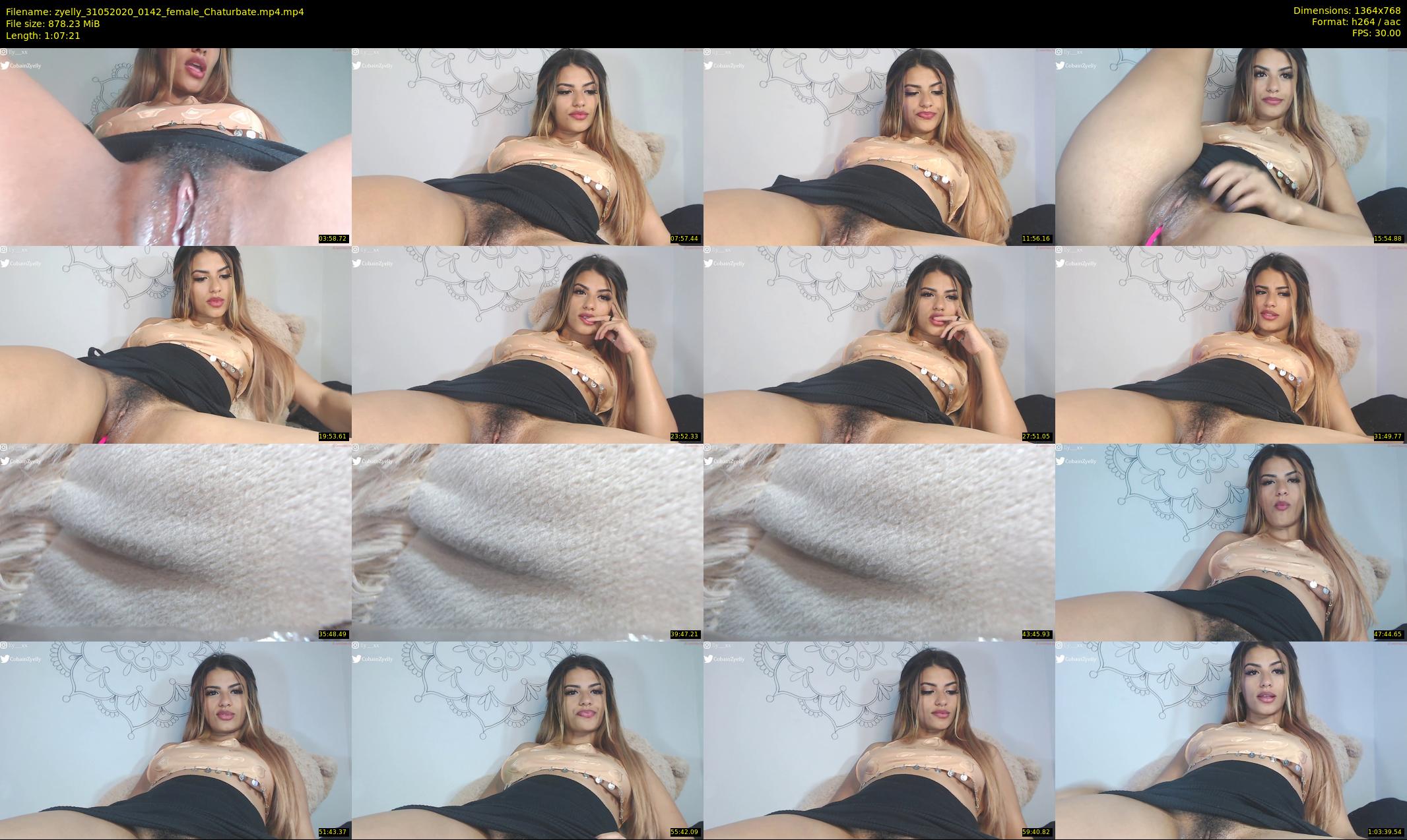 zyelly — 68 minute Chaturbate female cam show recording, 720p, May 31, 2020