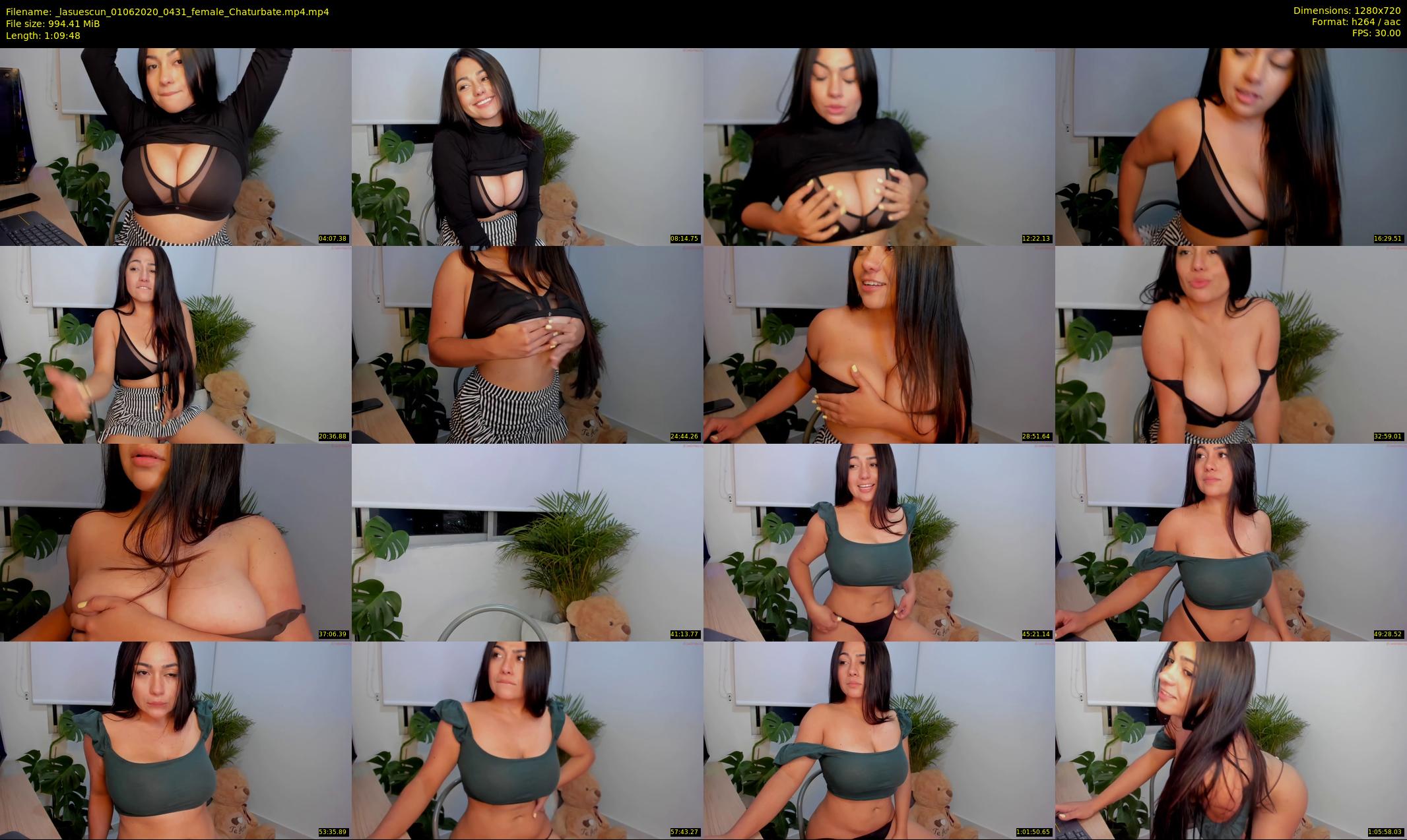 _lasuescun — 70 minute Chaturbate female cam show recording, 720p, Jun 1, 2020