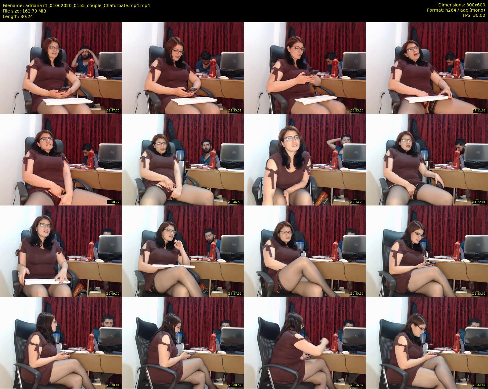 adriana71 — 31 minute Chaturbate couple cam show recording, 480p, Jun 1, 2020