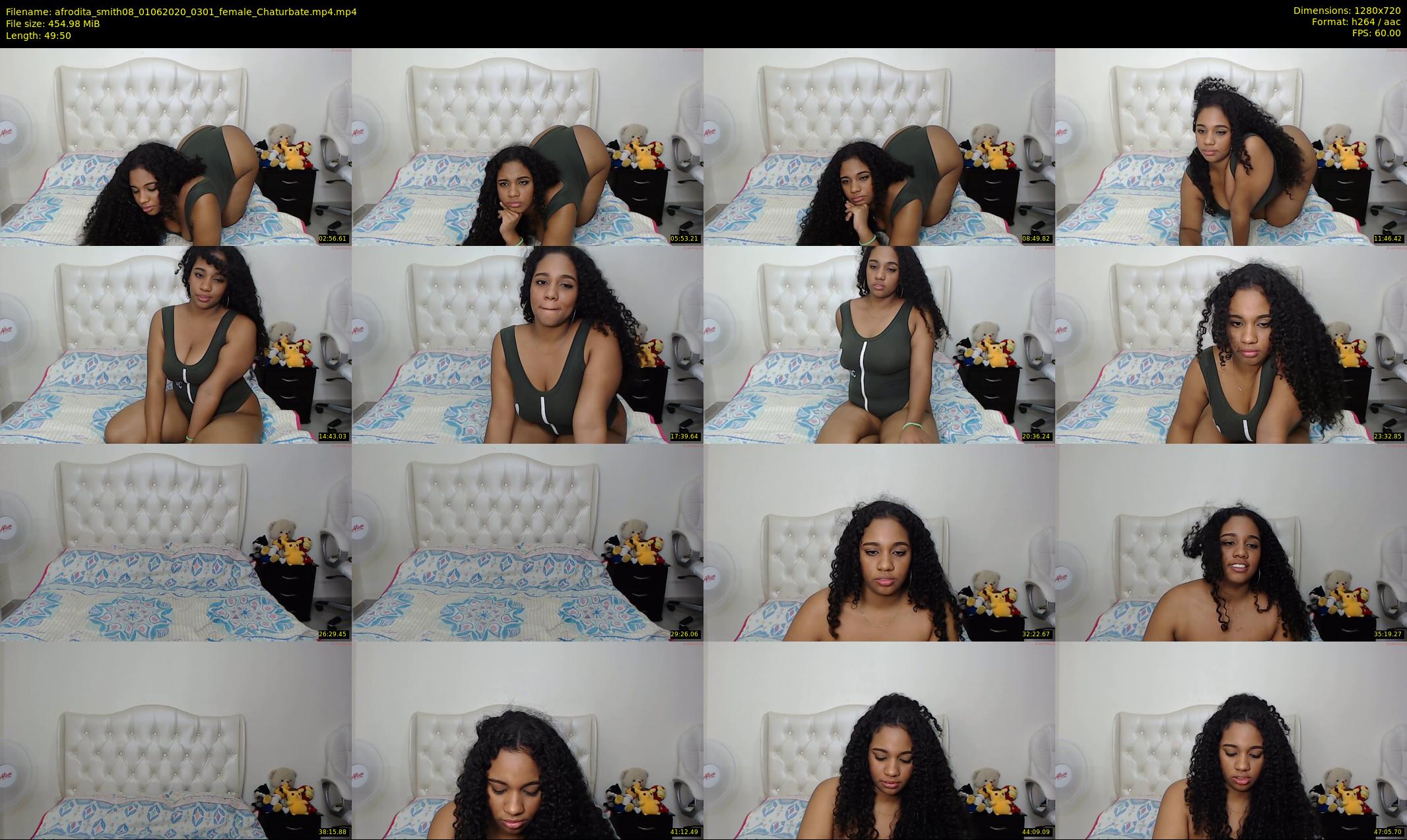 afrodita_smith08 — 50 minute Chaturbate female cam show recording, 720p, Jun 1, 2020
