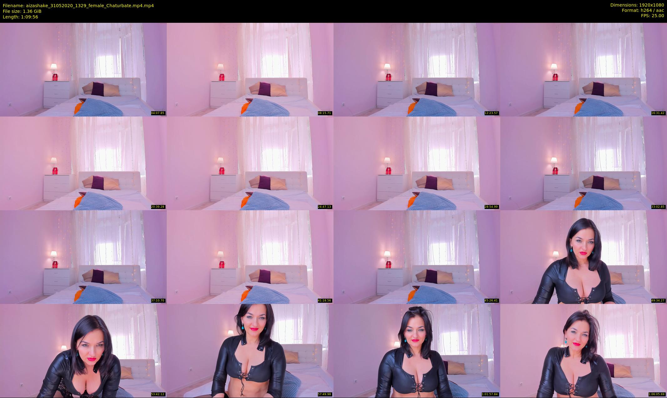 aizashake — 70 minute Chaturbate female cam show recording, 1080p, May 31, 2020
