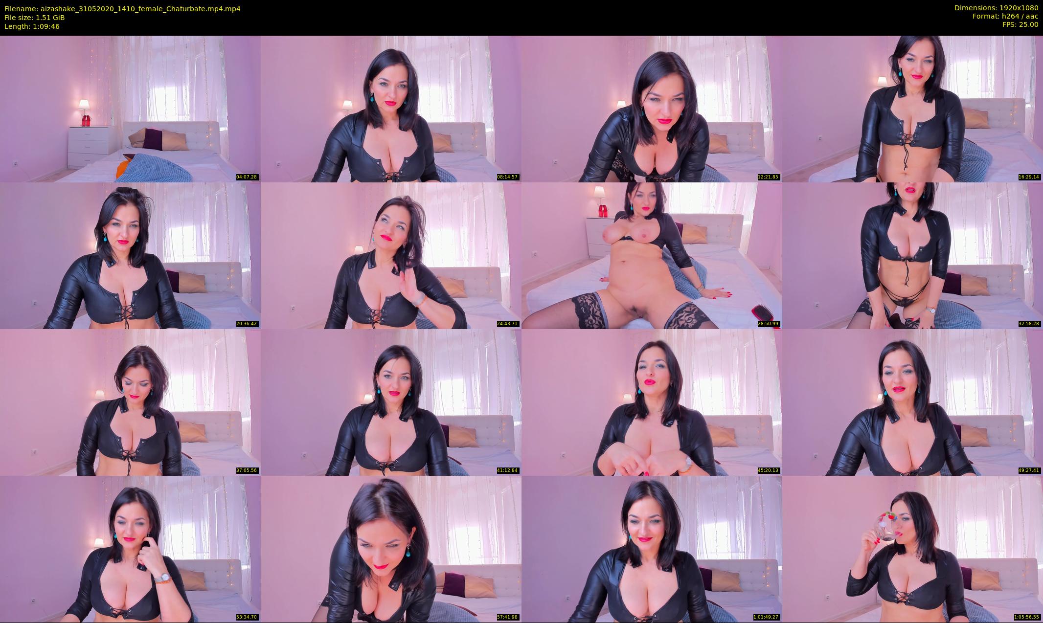 aizashake — 70 minute Chaturbate female cam show recording, 1080p, May 31, 2020
