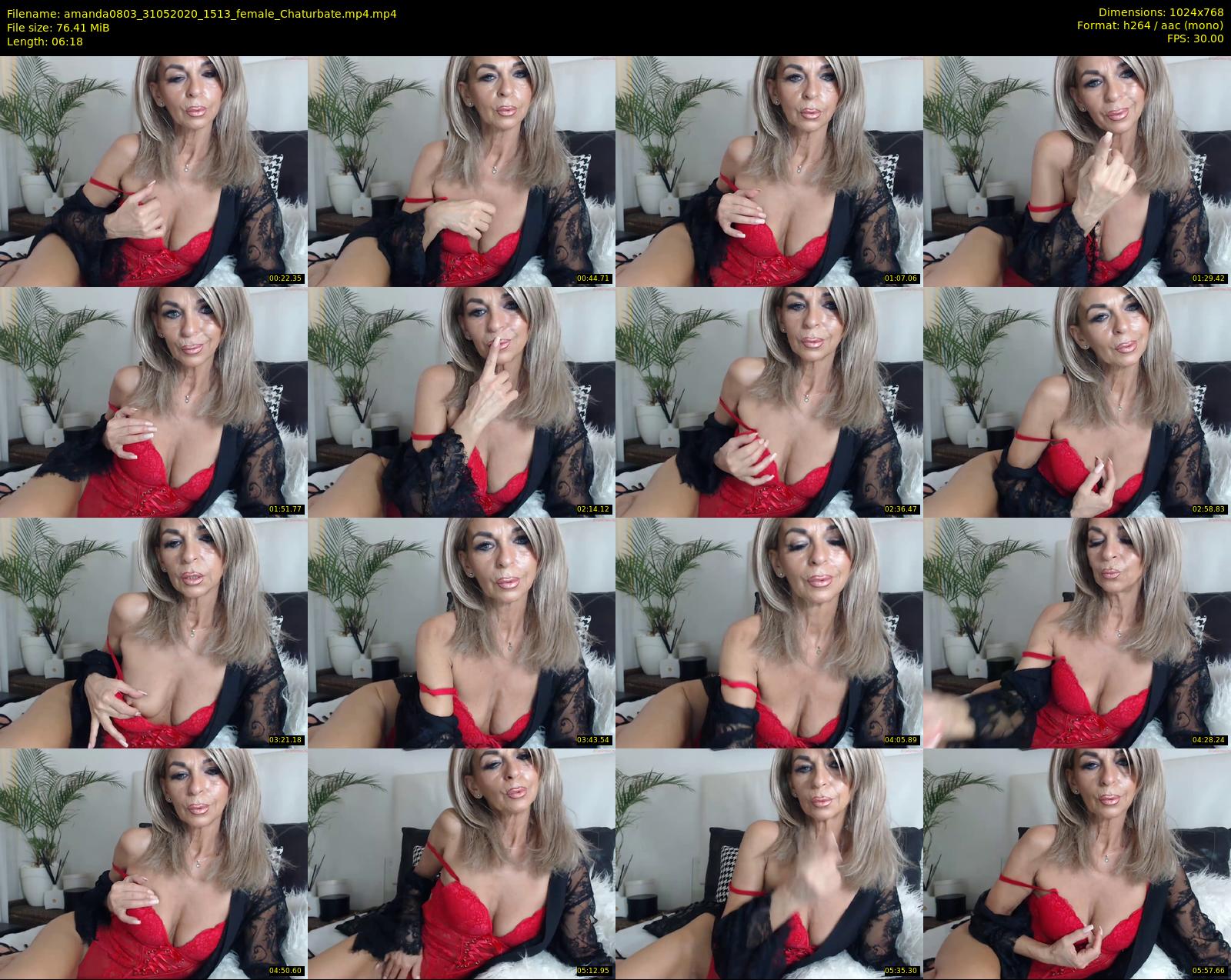 amanda0803 — 7 minute Chaturbate female cam show recording, 720p, May 31, 2020