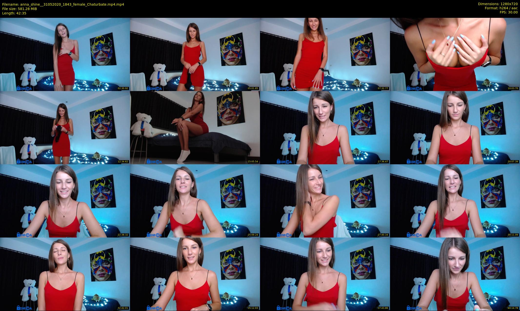 anna_shine_ — 43 minute Chaturbate female cam show recording, 720p, May 31, 2020
