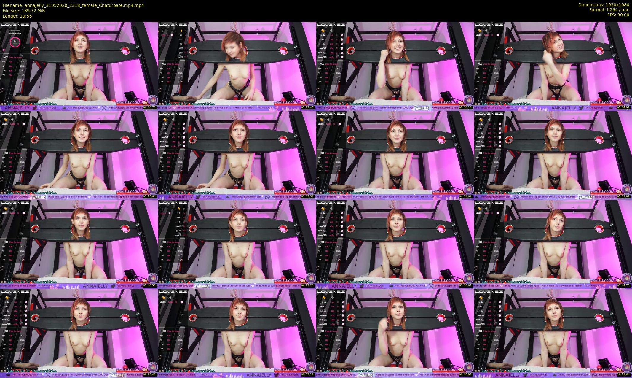 annajelly — 11 minute Chaturbate couple cam show recording, 1080p, May 31, 2020