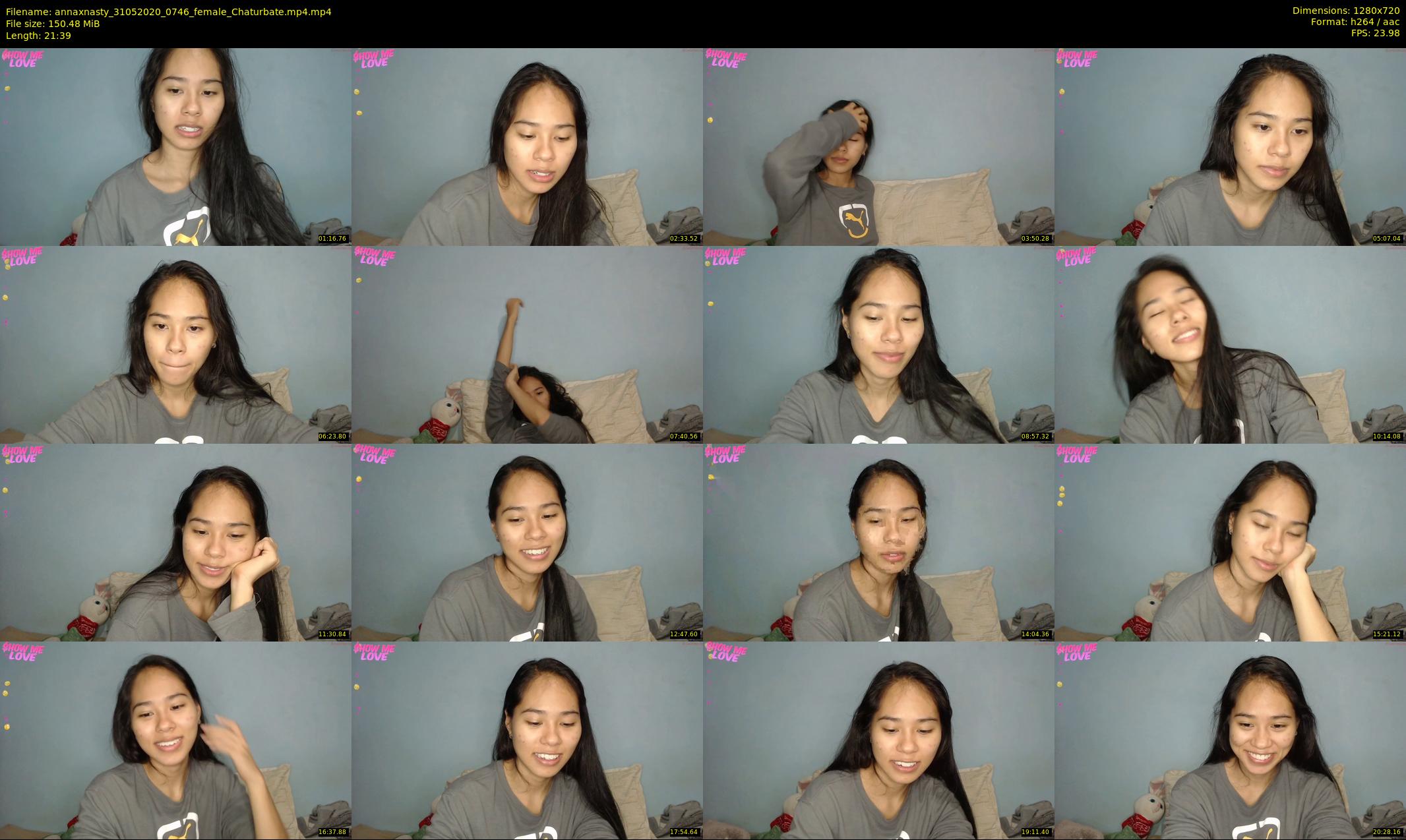 annaxnasty — 22 minute Chaturbate female cam show recording, 720p, May 31, 2020